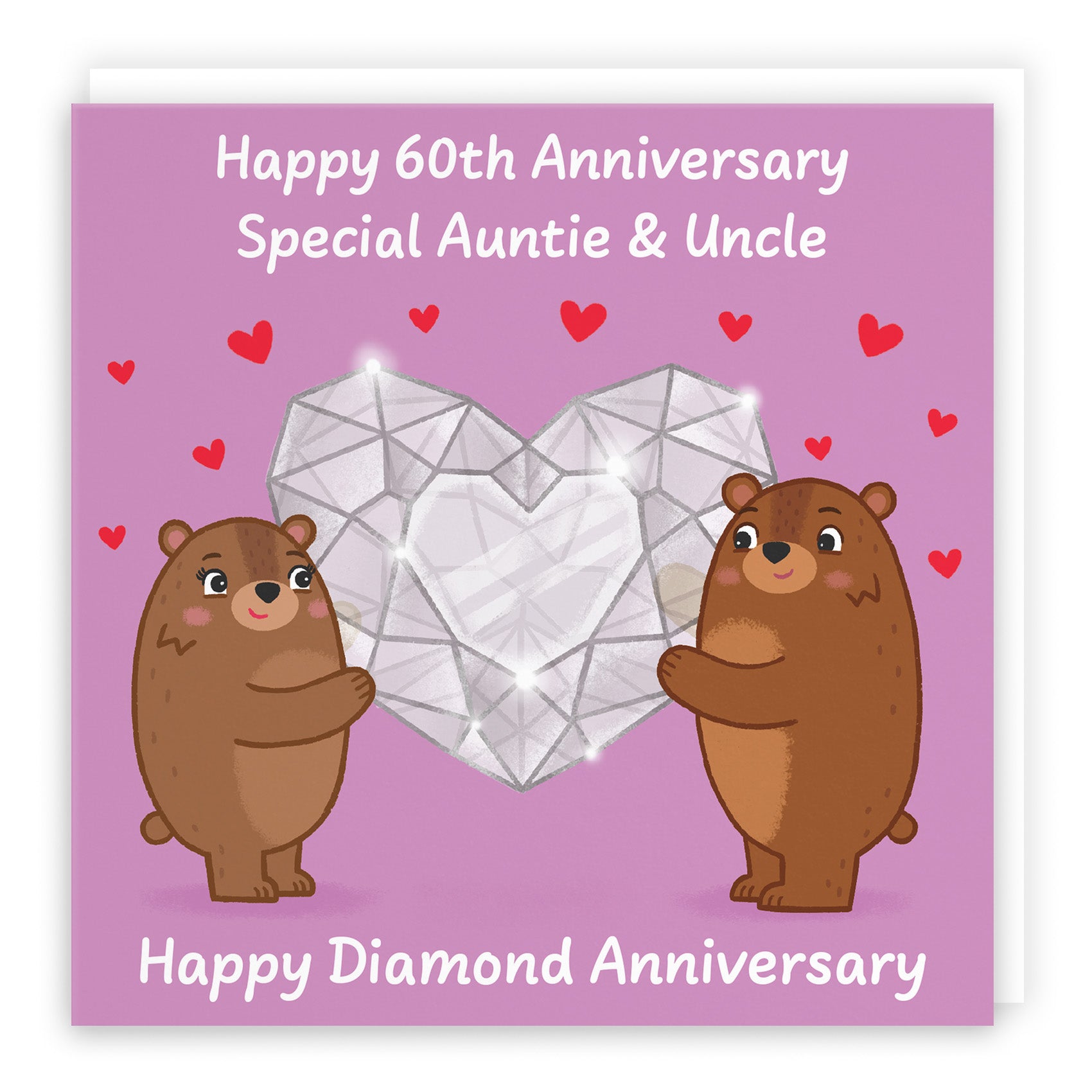 Bears Milestone Anniversary Card Love Story