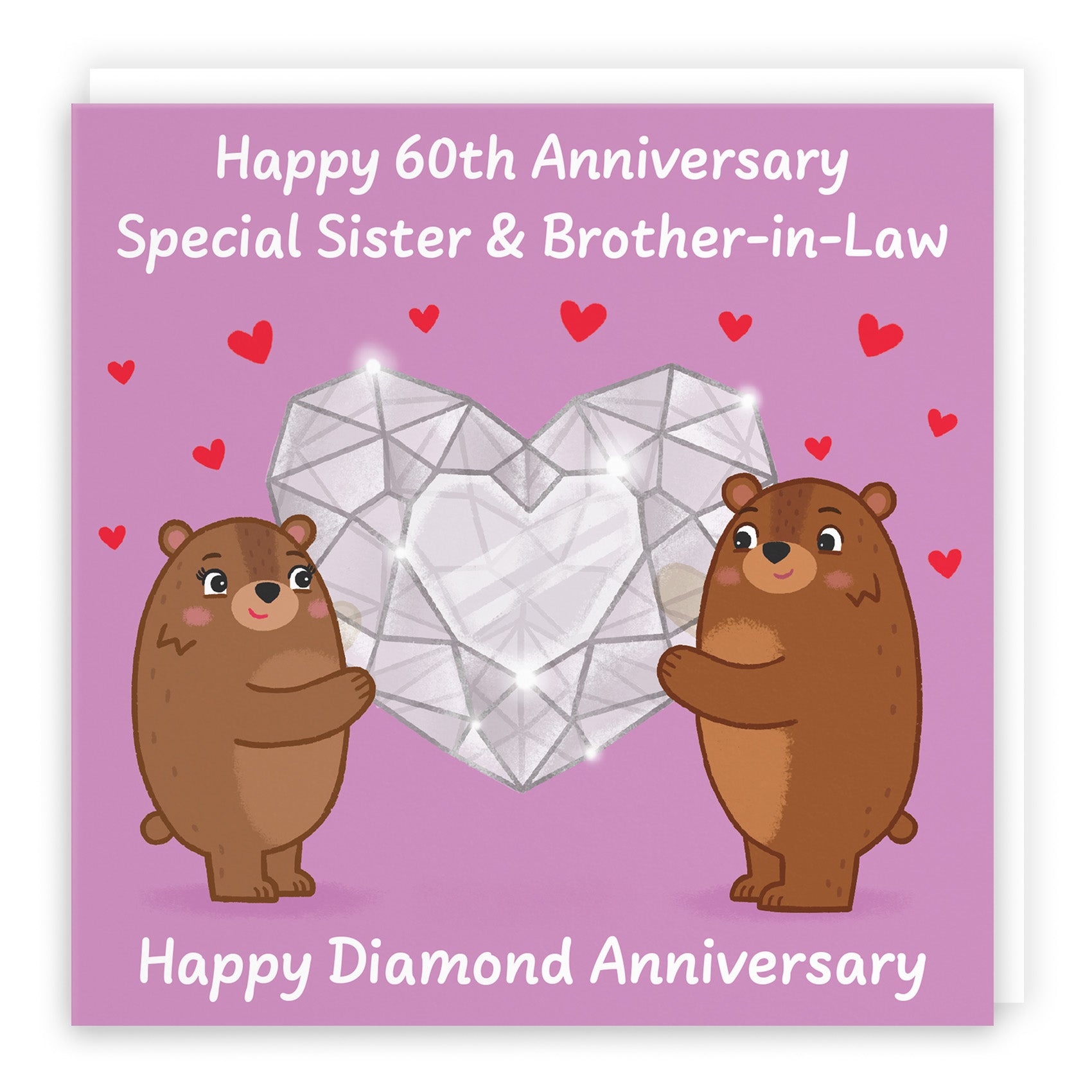 Bears Milestone Anniversary Card Love Story