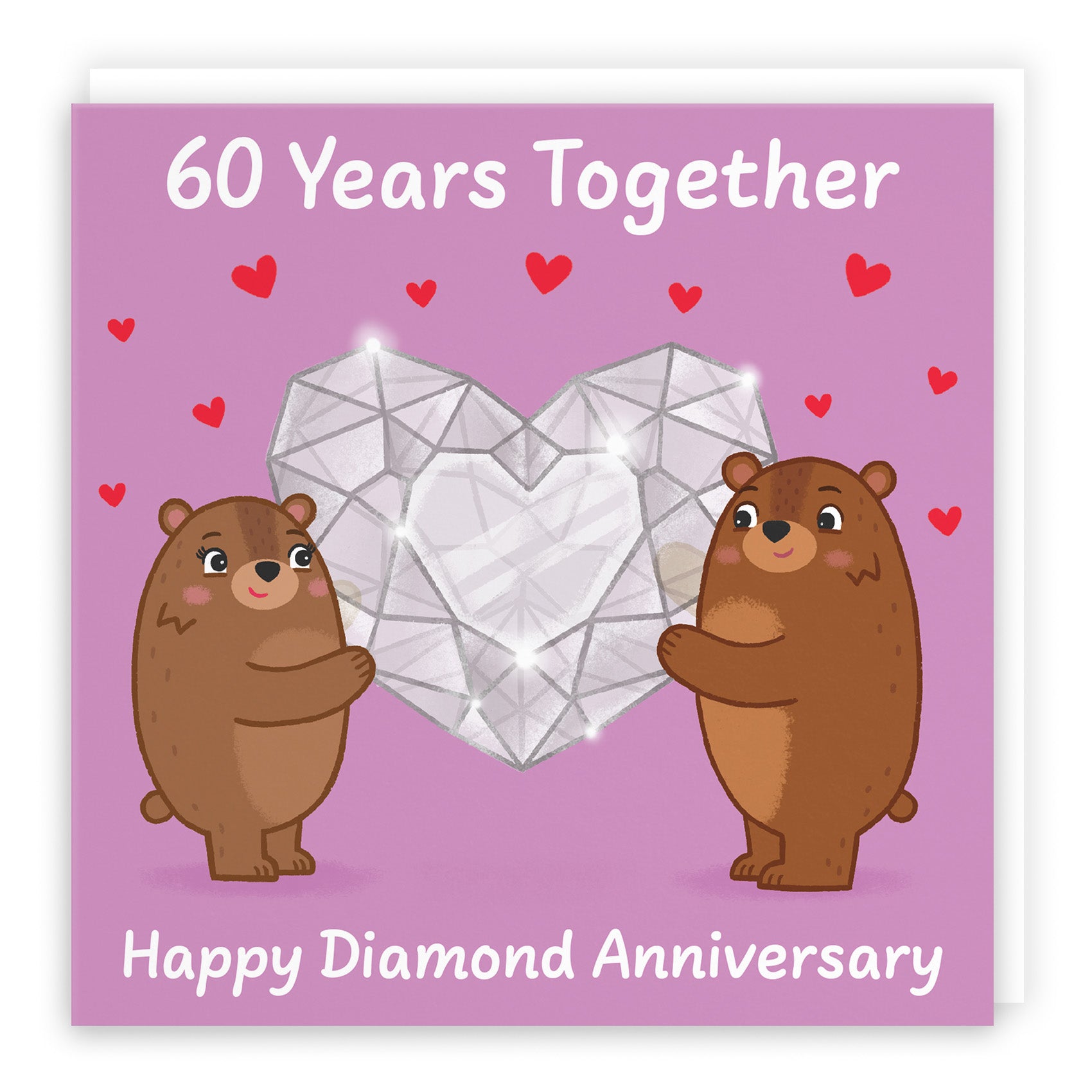 Bears Milestone Anniversary Card Love Story