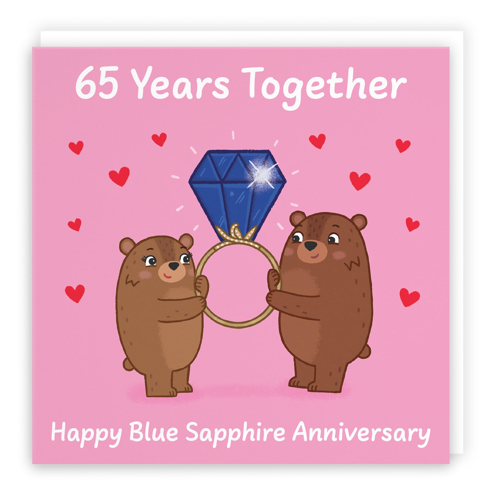 Bears Milestone Anniversary Card Love Story