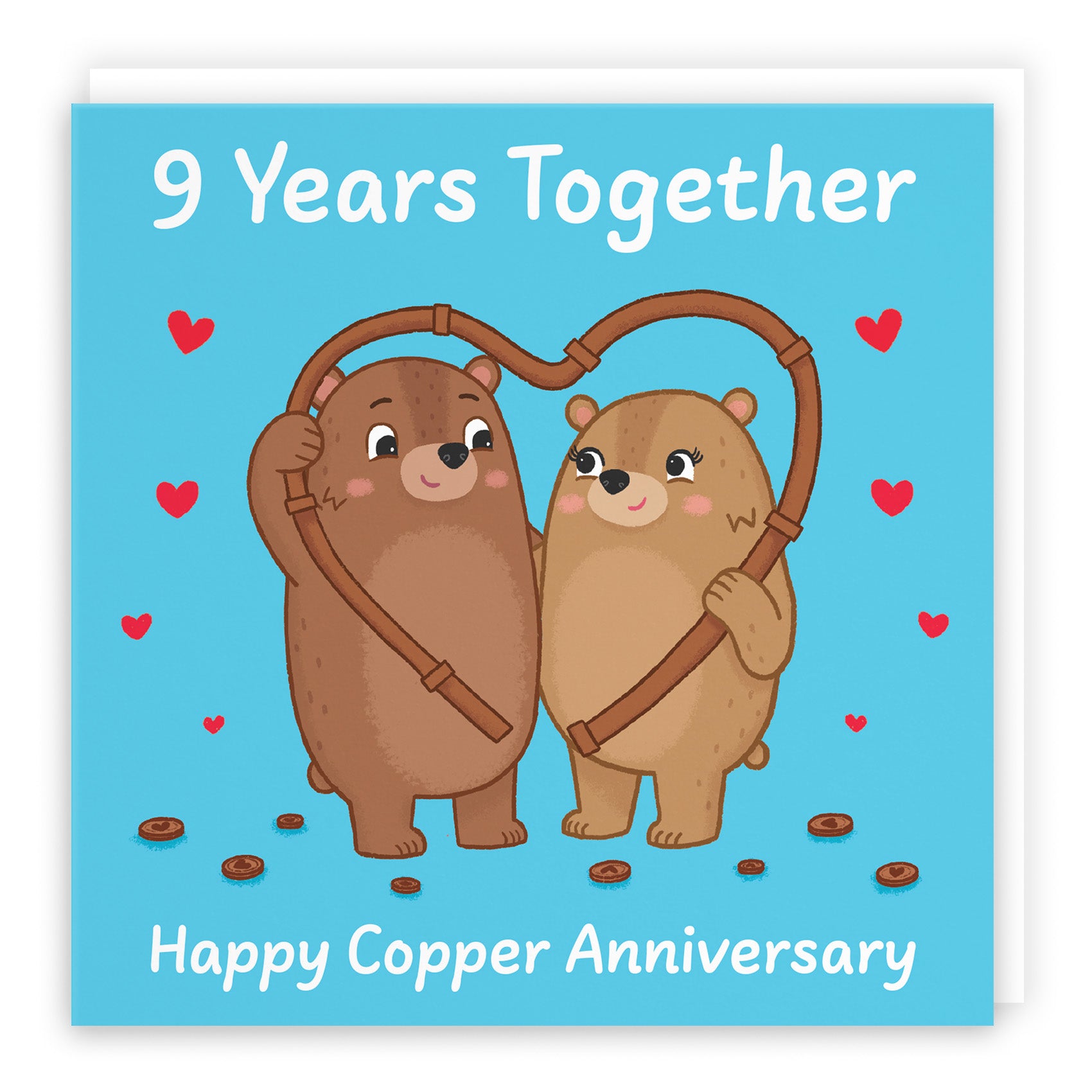 Bears Milestone Anniversary Card Love Story