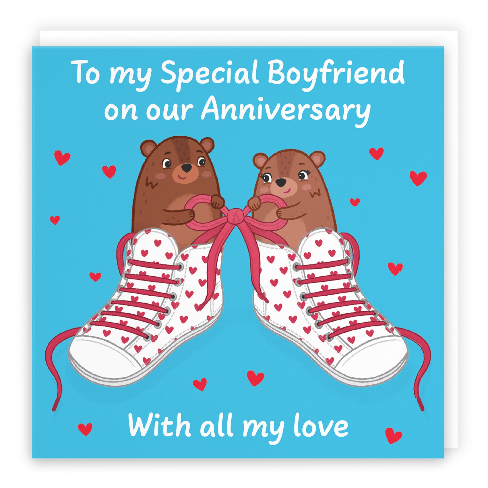 Love Laces Anniversary Card Love Story