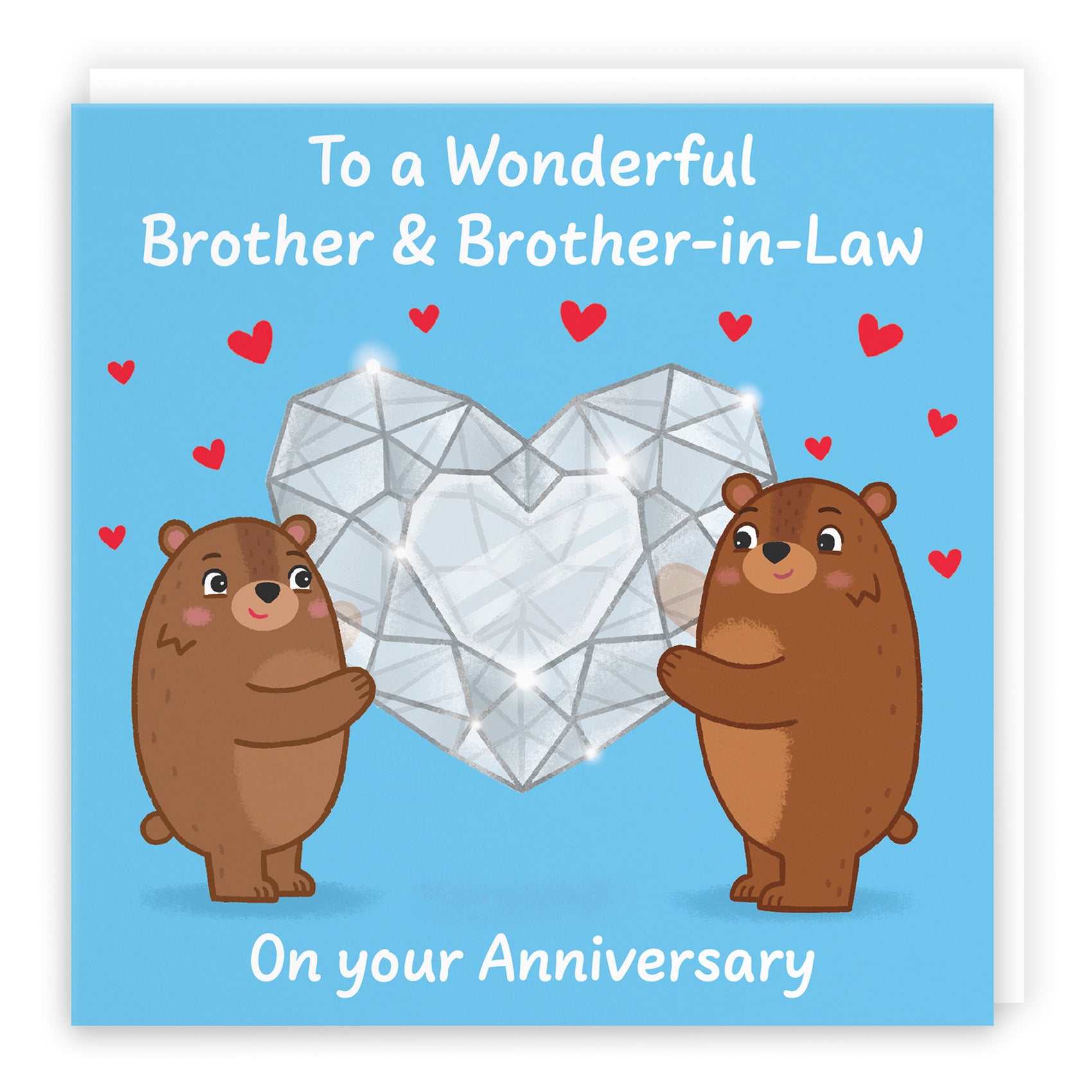 Sparkling Love Anniversary Card Love Story