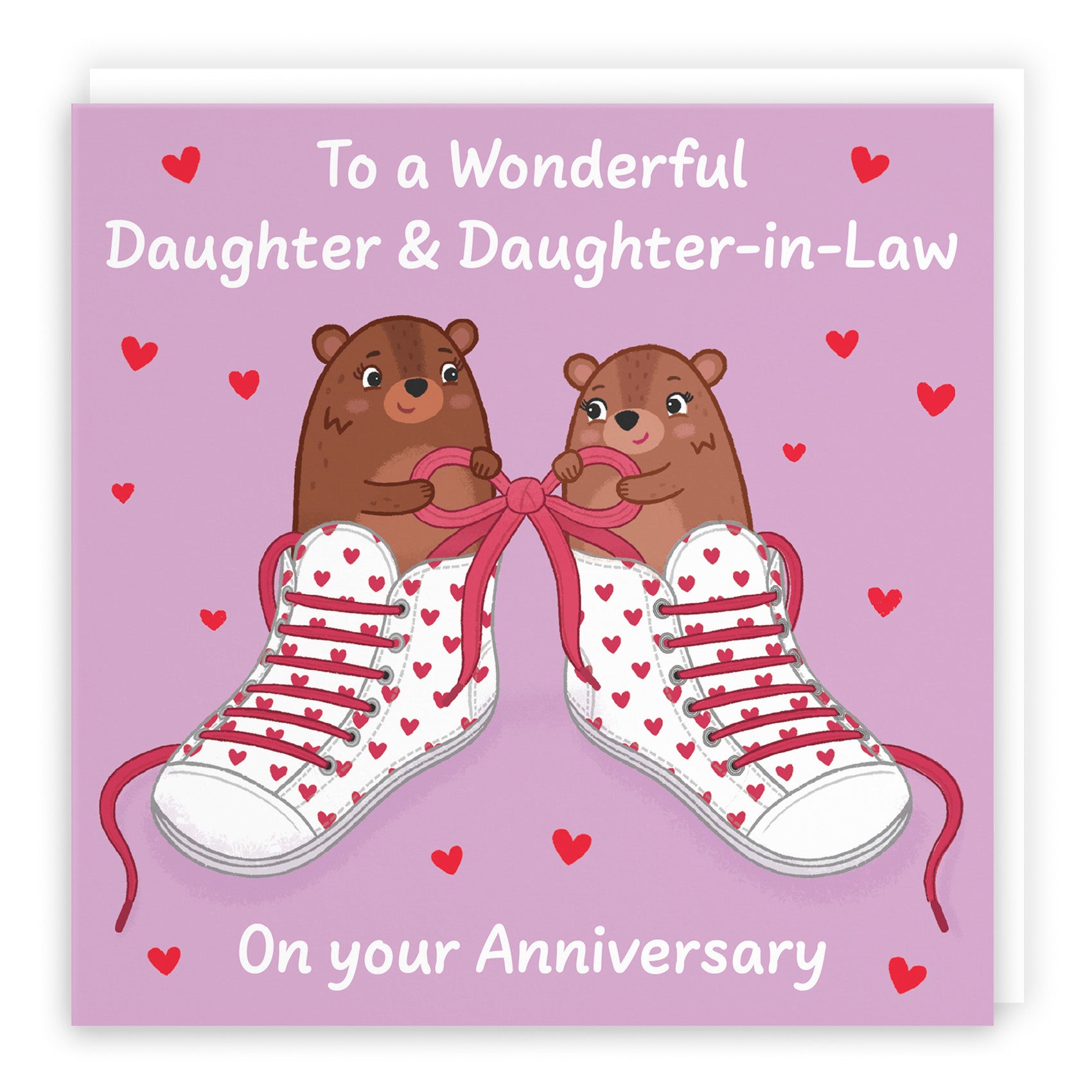 Love Laces Anniversary Card Love Story