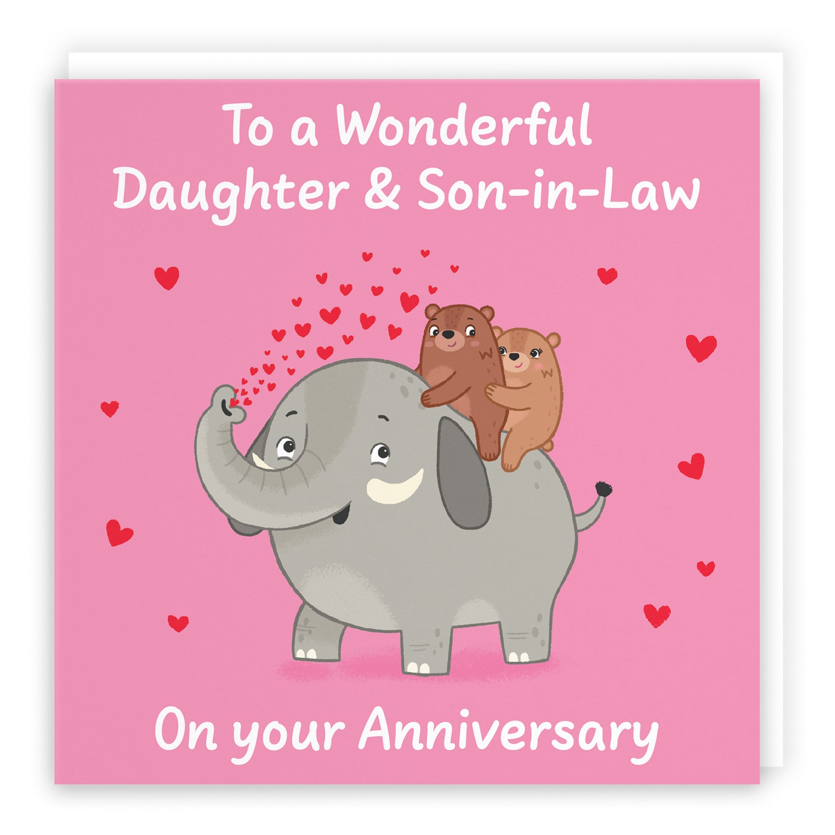 Elephant Love Anniversary Card Love Story