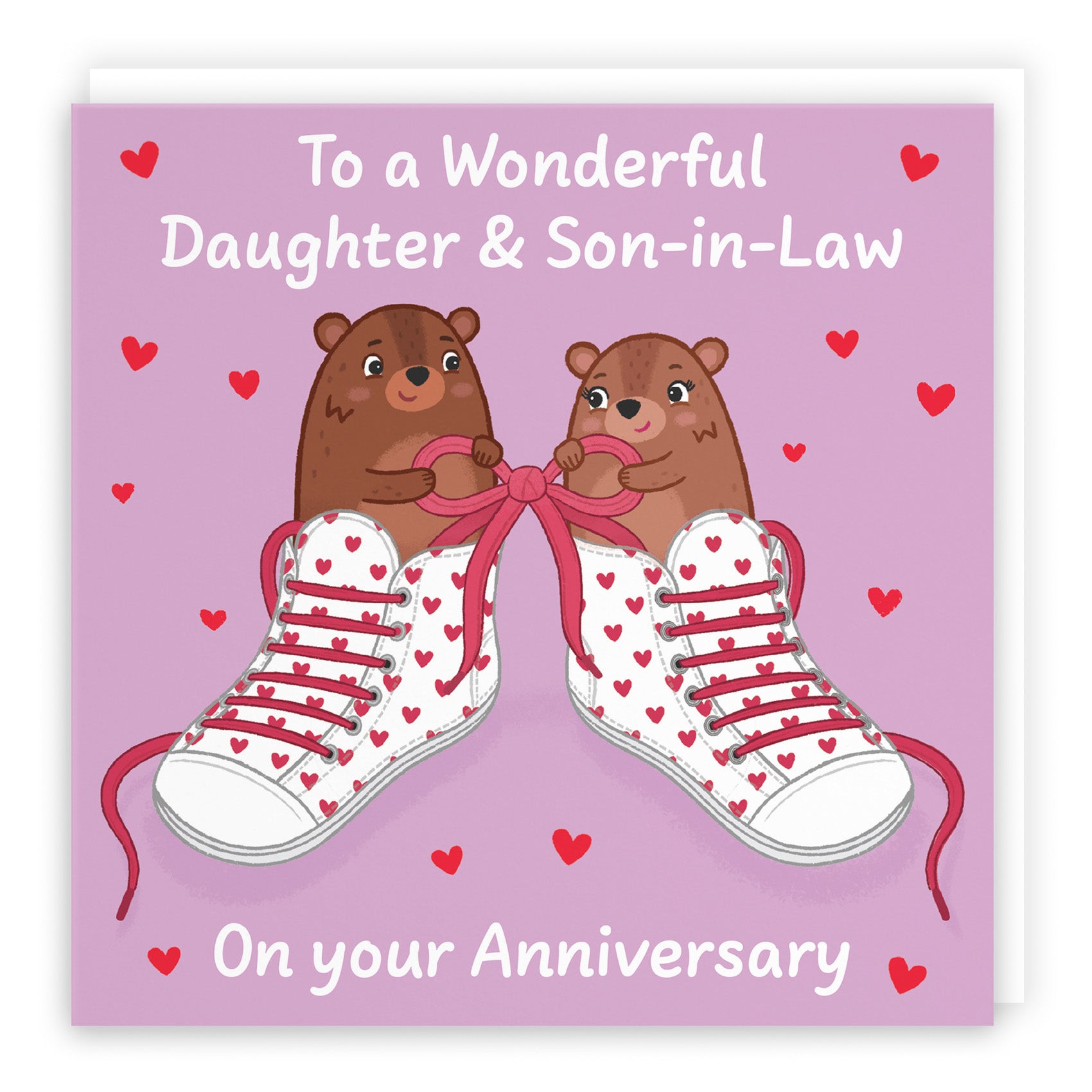 Love Laces Anniversary Card Love Story