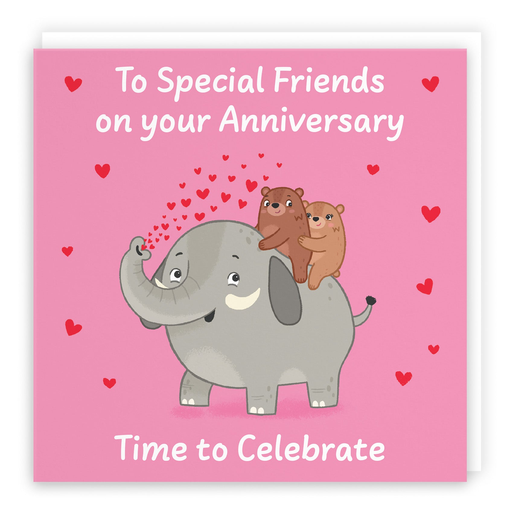 Elephant Love Anniversary Card Love Story