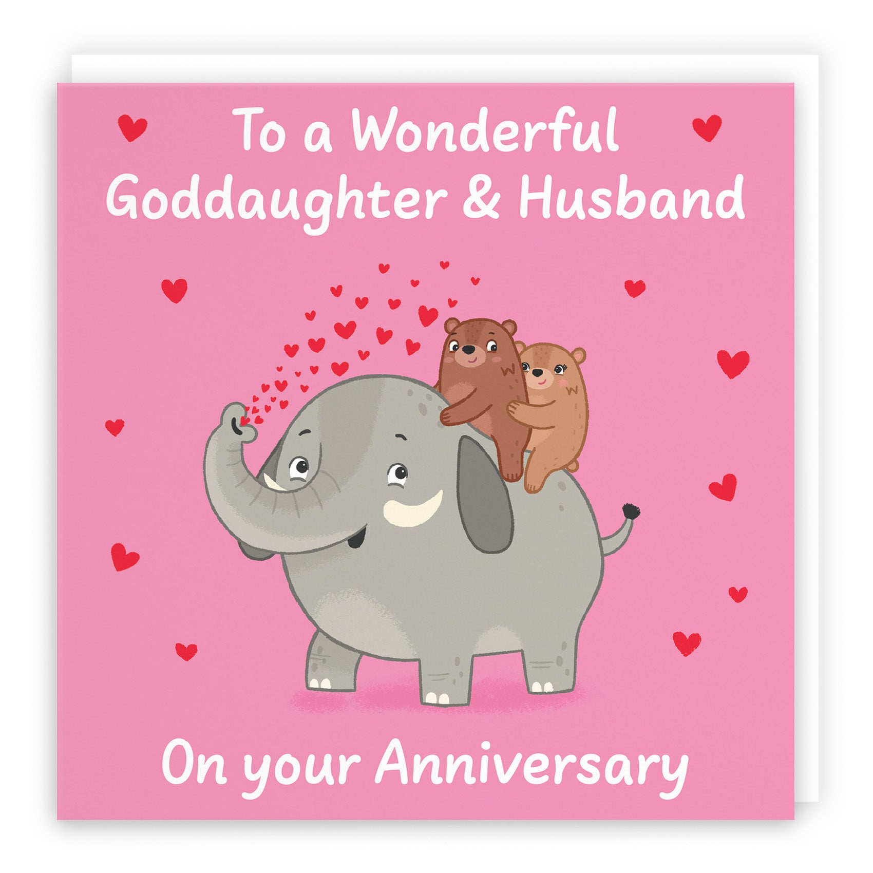 Elephant Love Anniversary Card Love Story