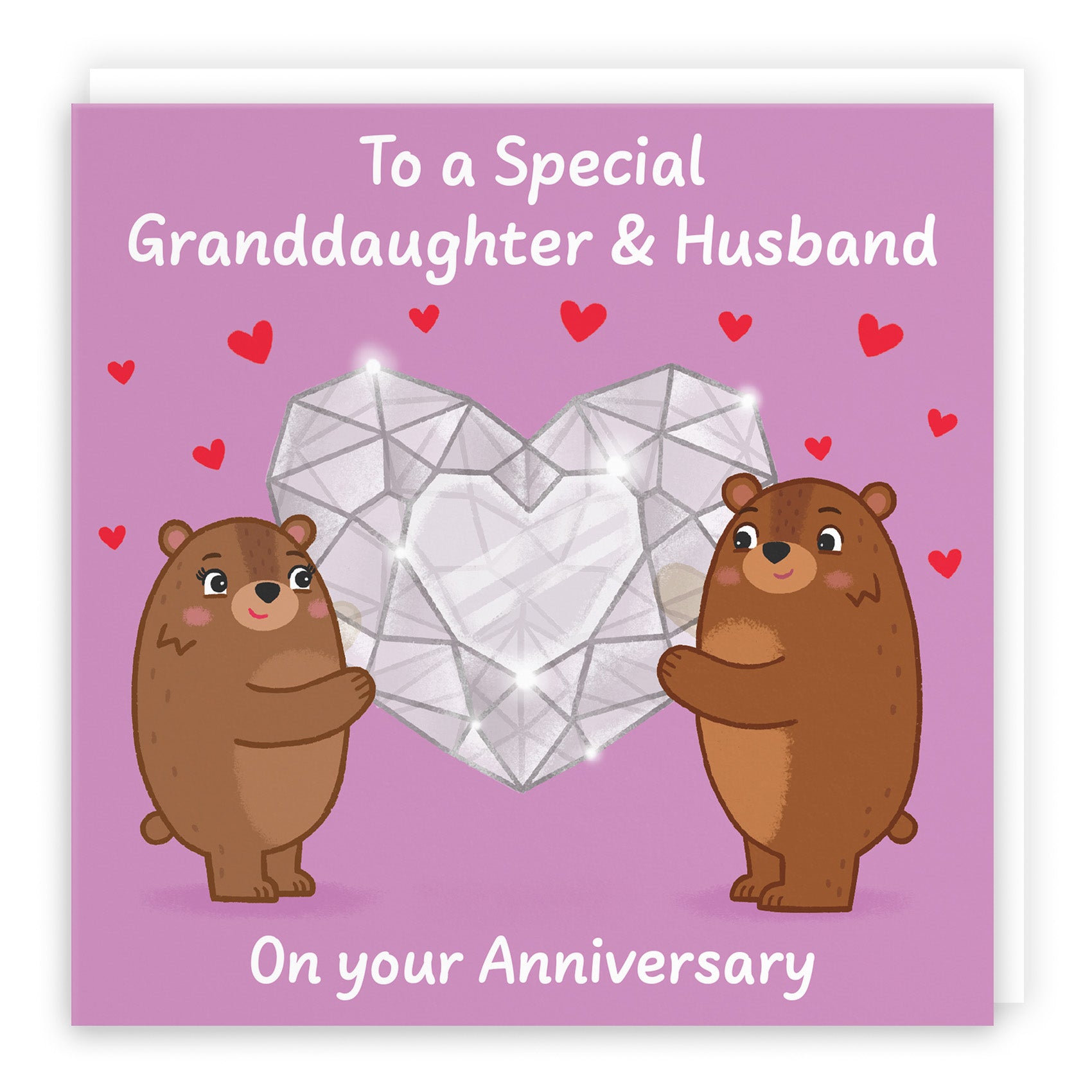 Sparkling Love Anniversary Card Love Story