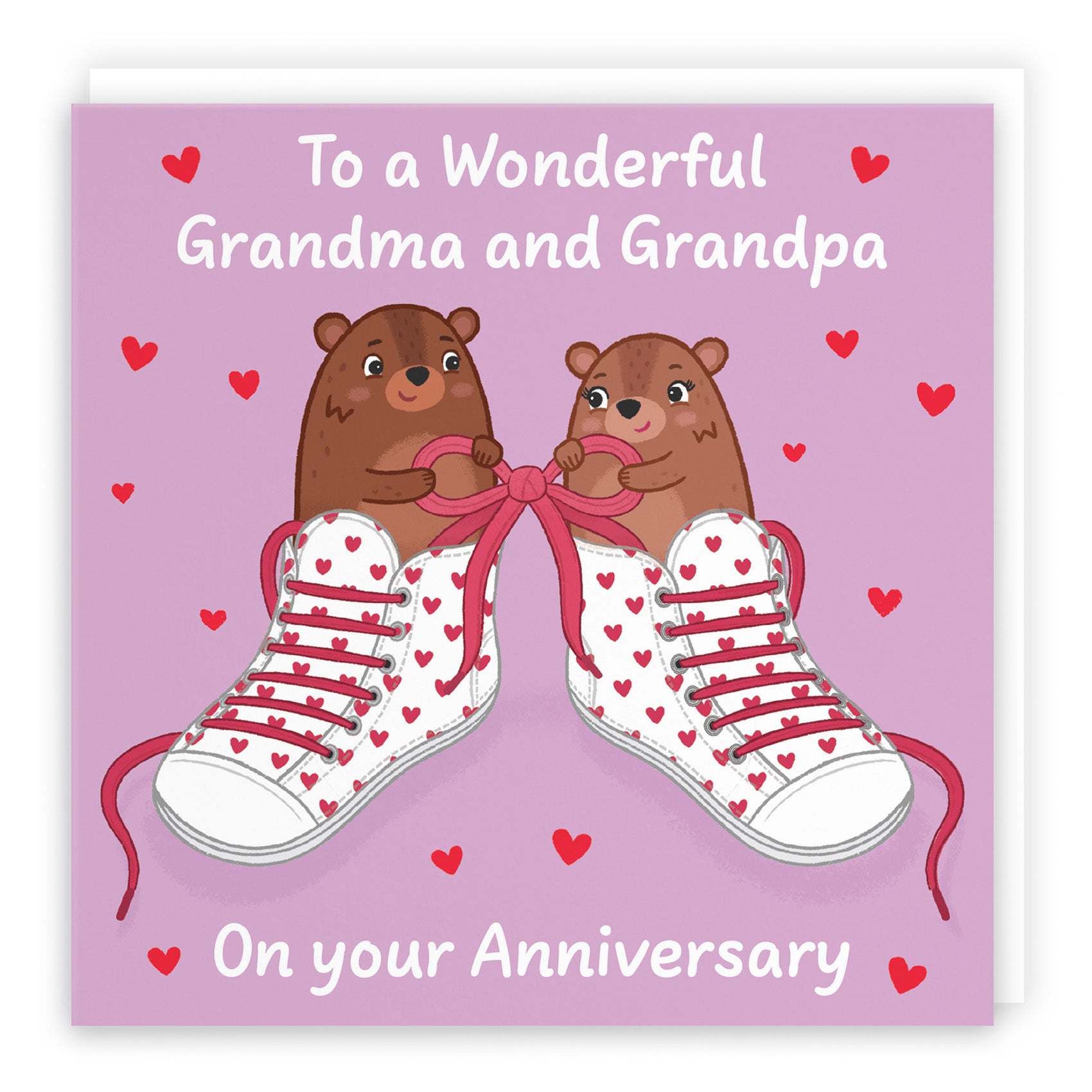 Love Laces Anniversary Card Love Story