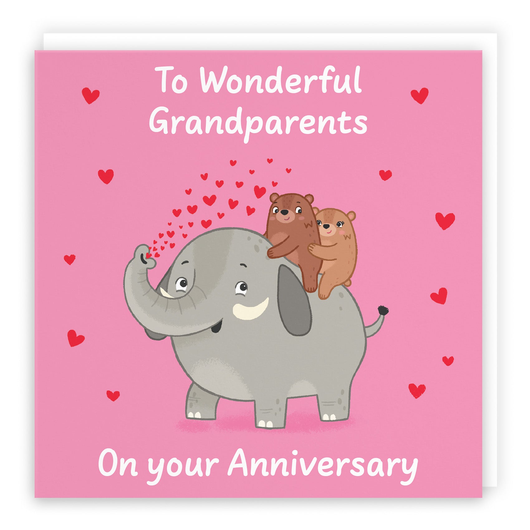 Elephant Love Anniversary Card Love Story