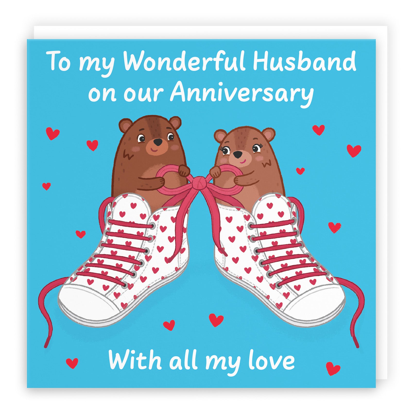 Love Laces Anniversary Card Love Story