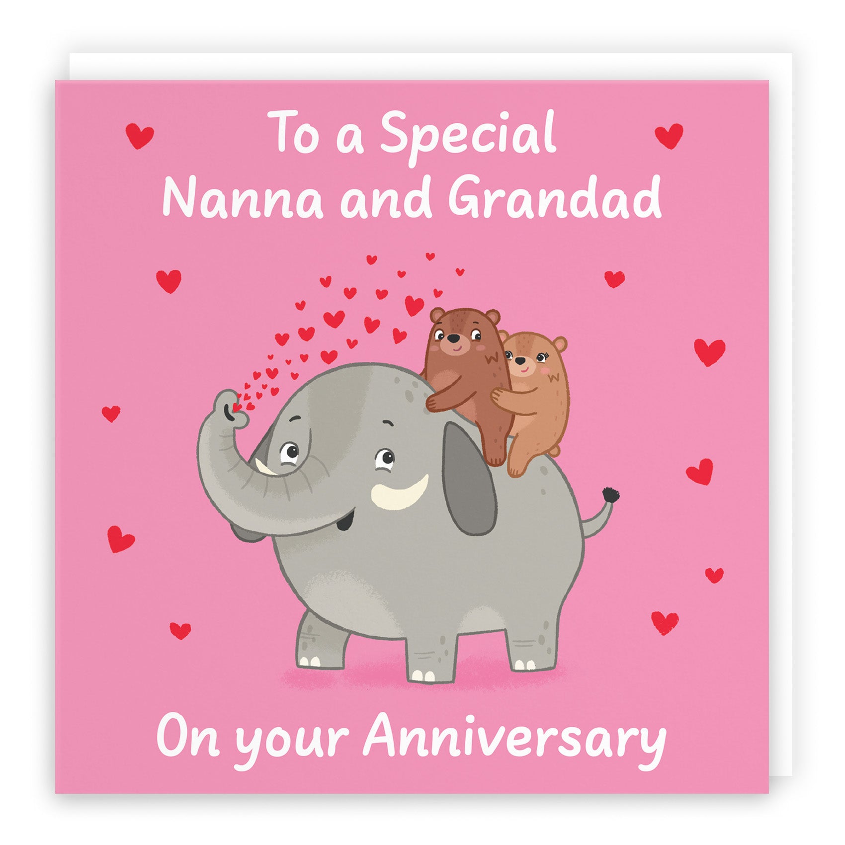 Elephant Love Anniversary Card Love Story