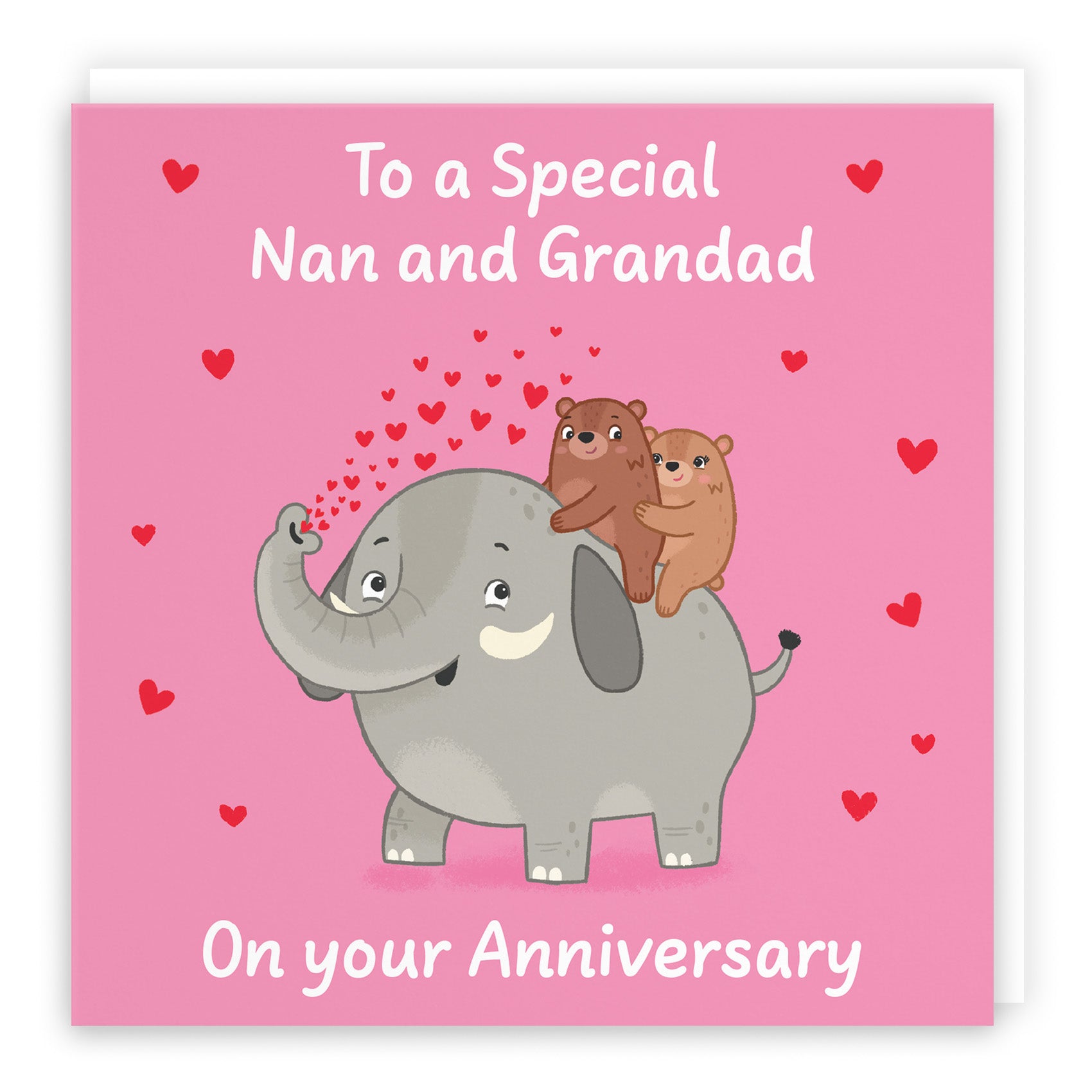 Elephant Love Anniversary Card Love Story