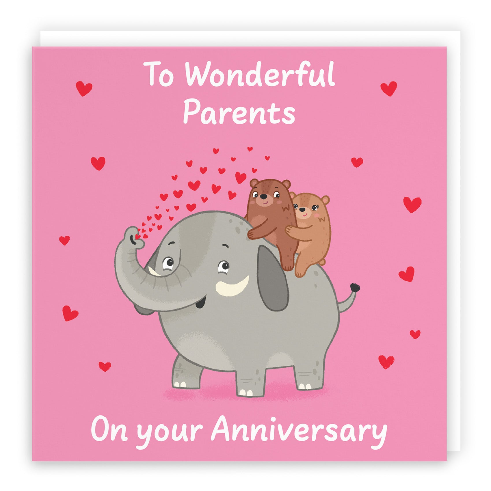 Elephant Love Anniversary Card Love Story