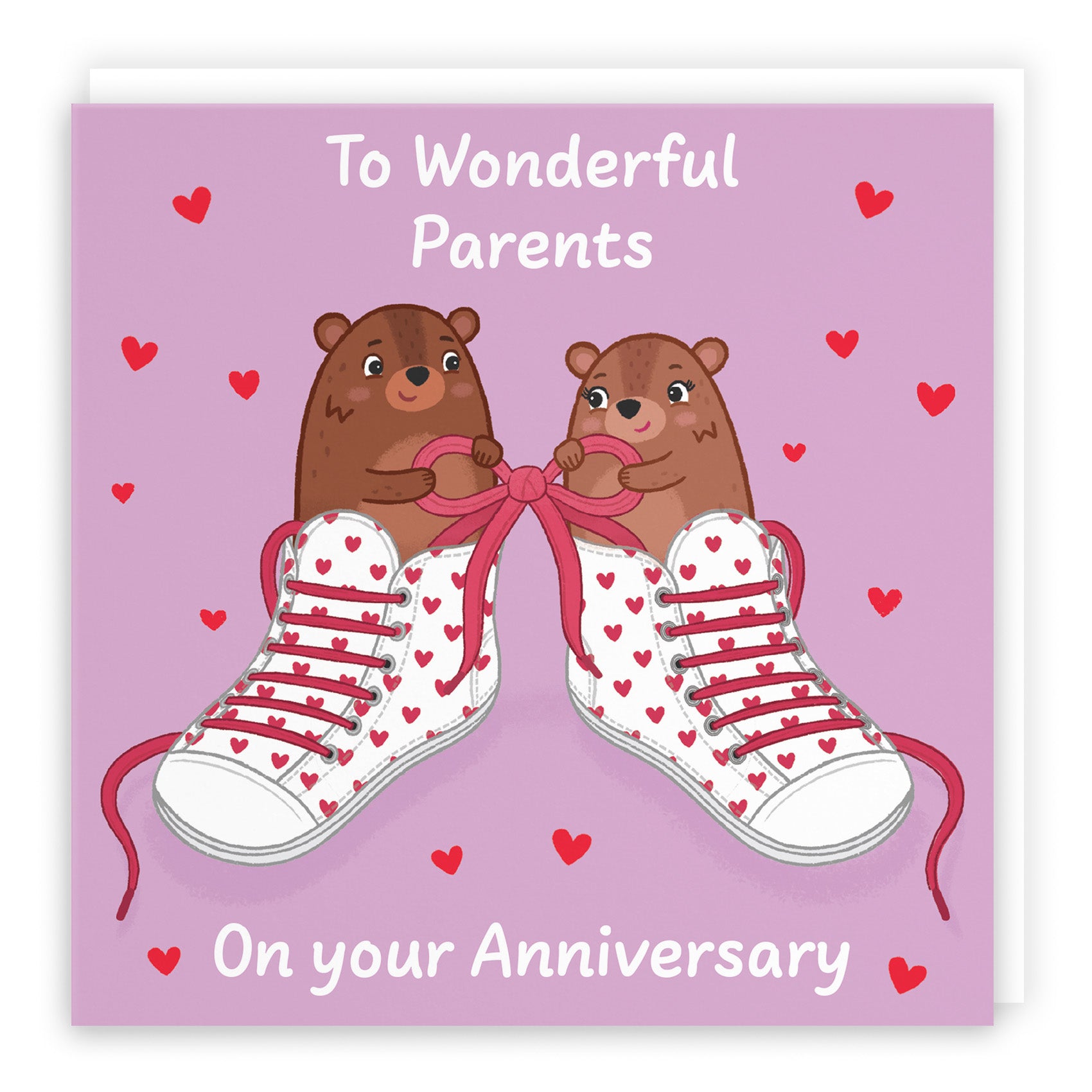 Love Laces Anniversary Card Love Story