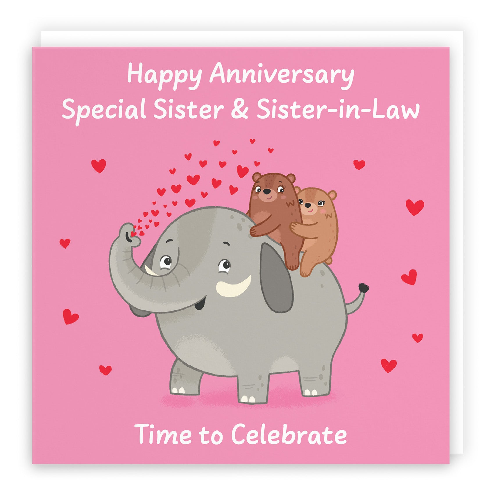 Elephant Love Anniversary Card Love Story