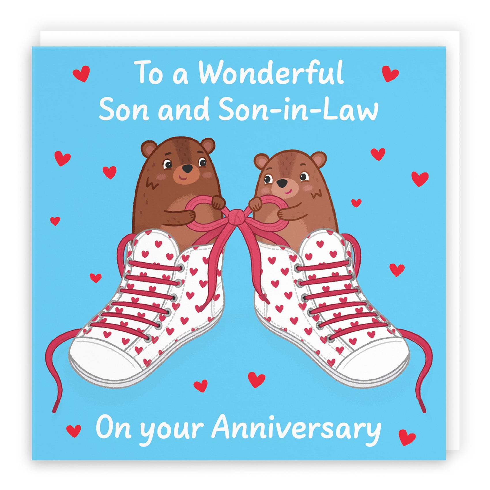 Love Laces Anniversary Card Love Story