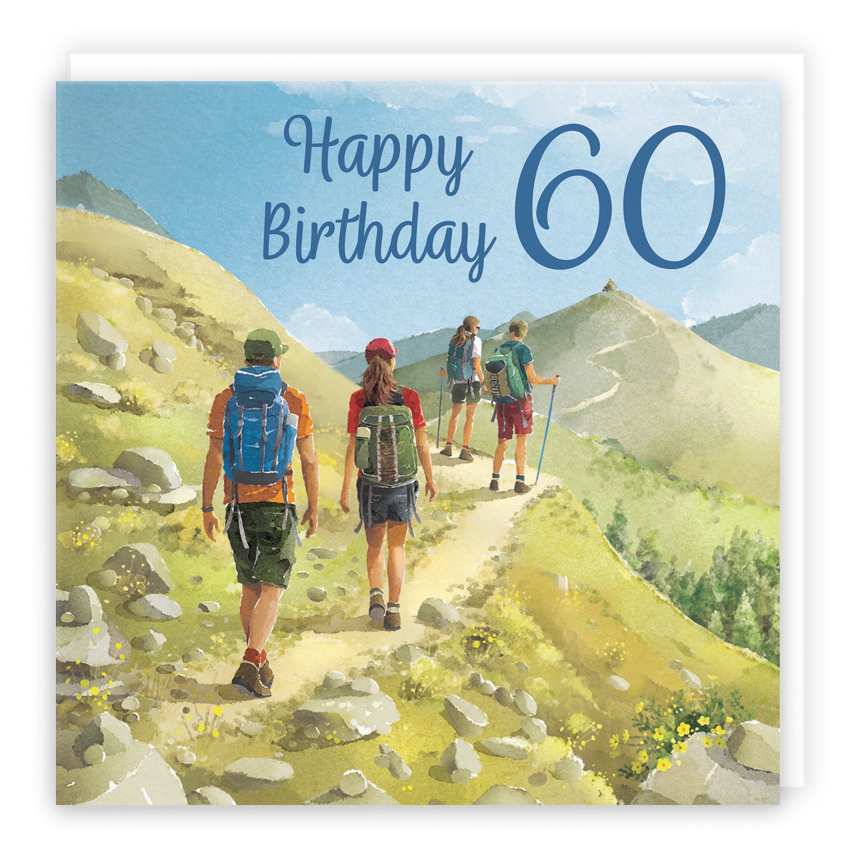 Hiking Birthday Card Milo's Gallery