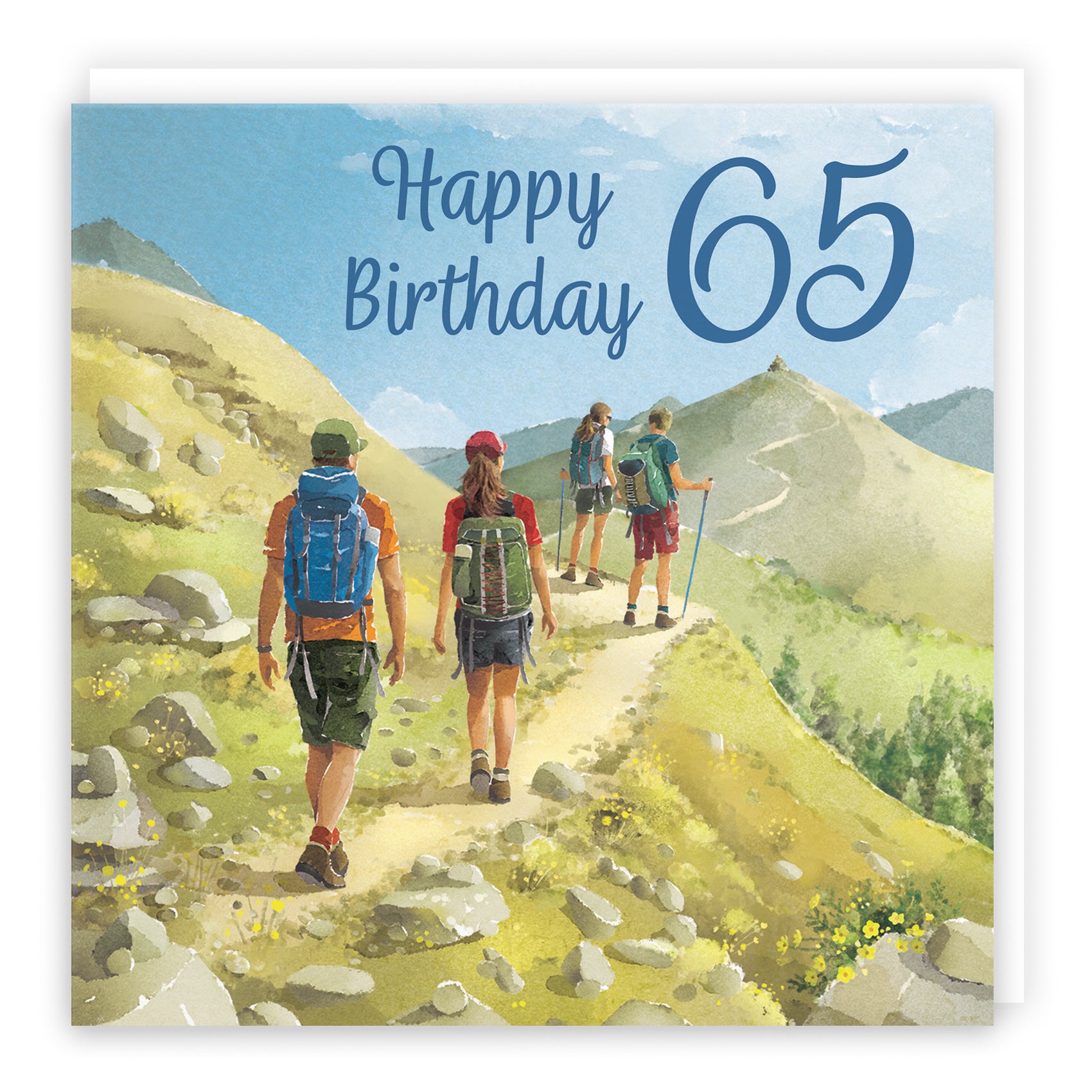 Hiking Birthday Card Milo's Gallery