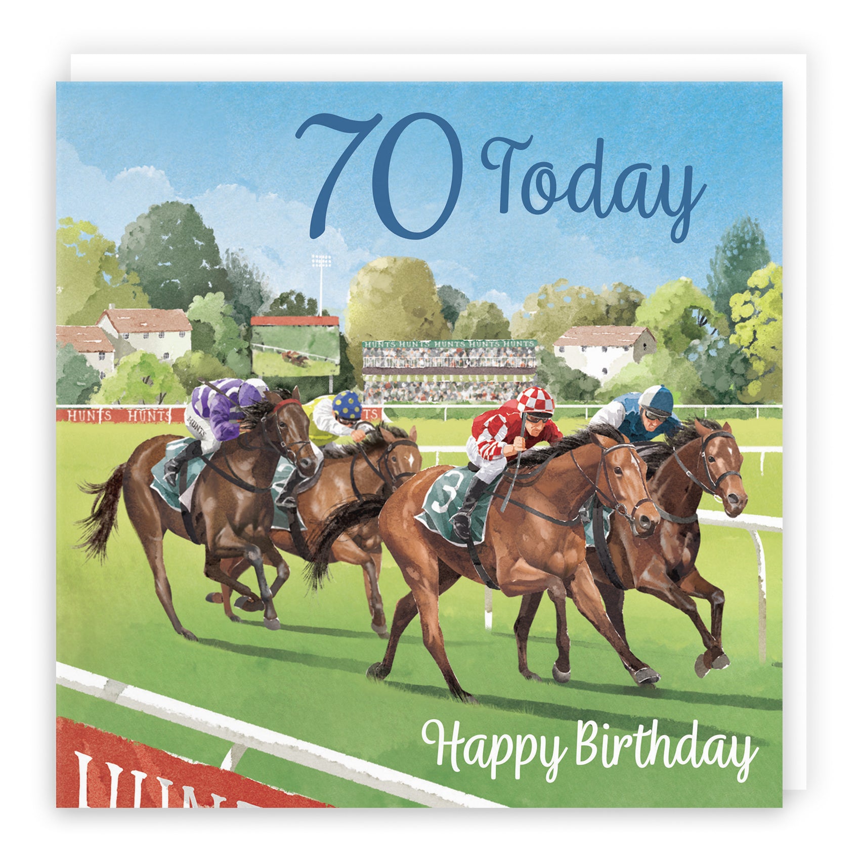 Horse Racing Birthday Card Milo's Gallery