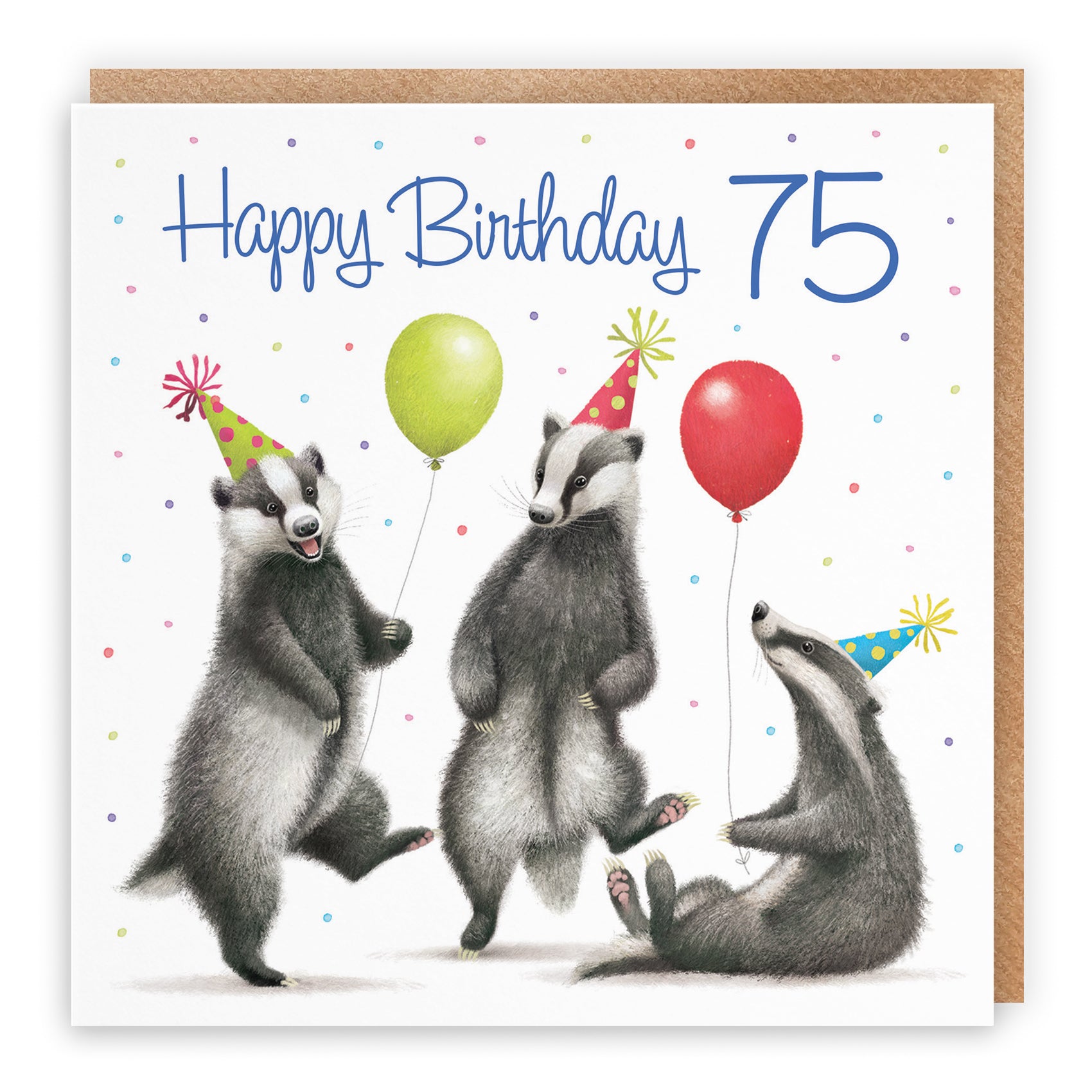 Badgers Birthday Card Milo's Gallery