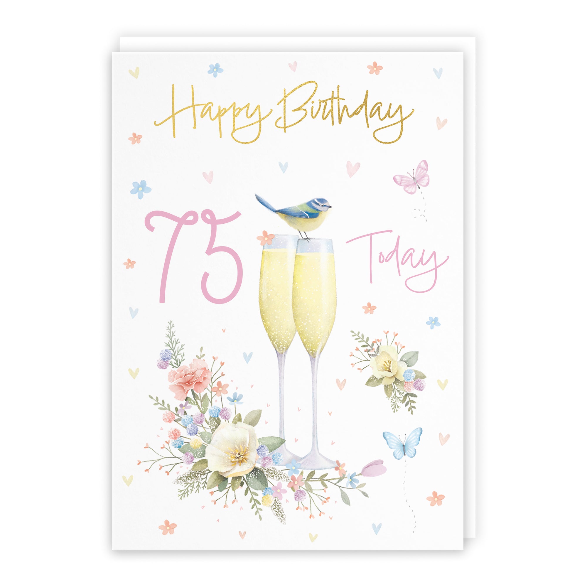 Champagne Flutes Birthday Card Milo's Gallery