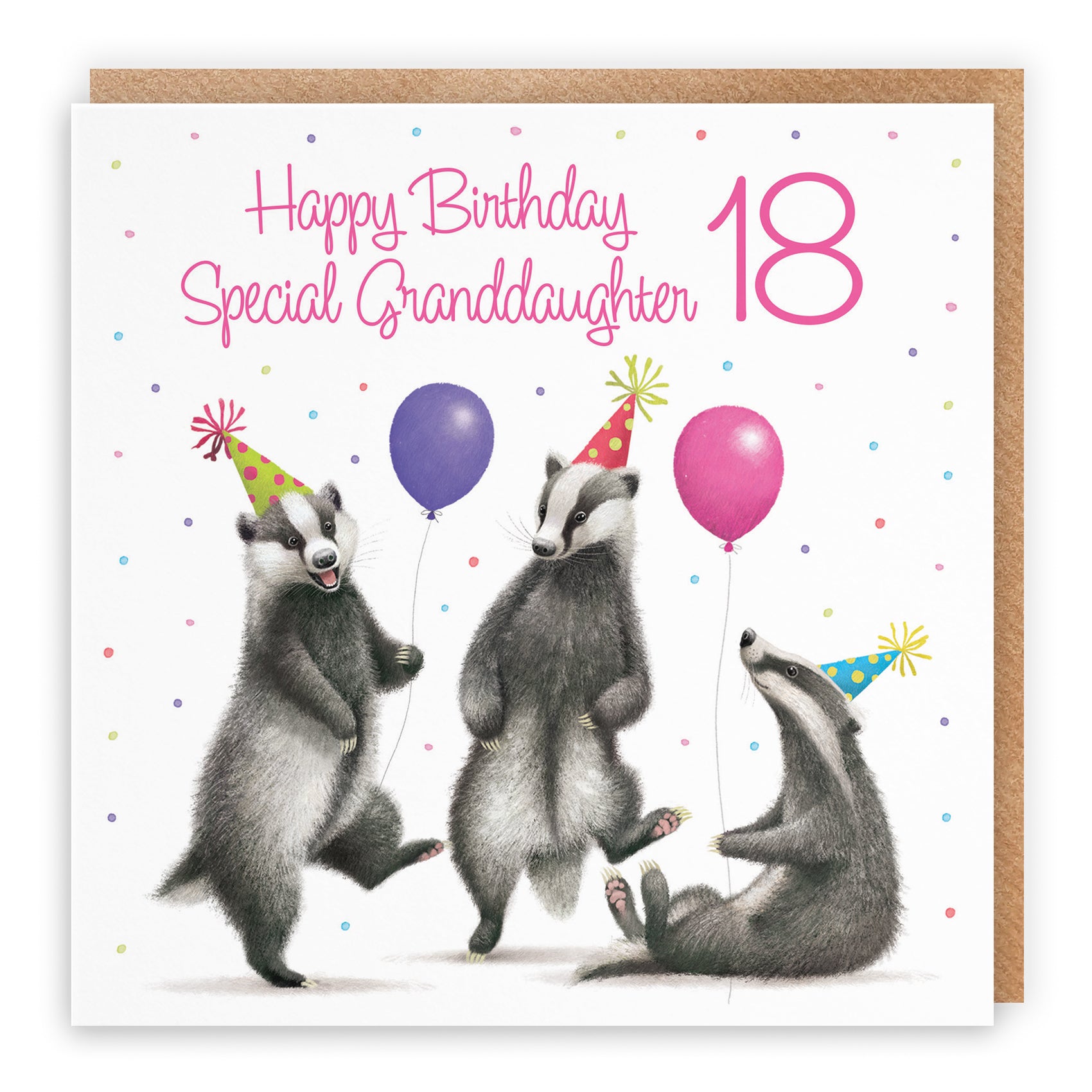 Badgers Birthday Card Milo's Gallery