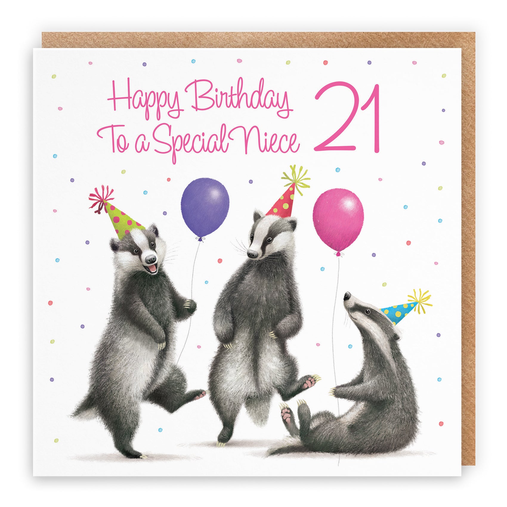 Badgers Birthday Card Milo's Gallery