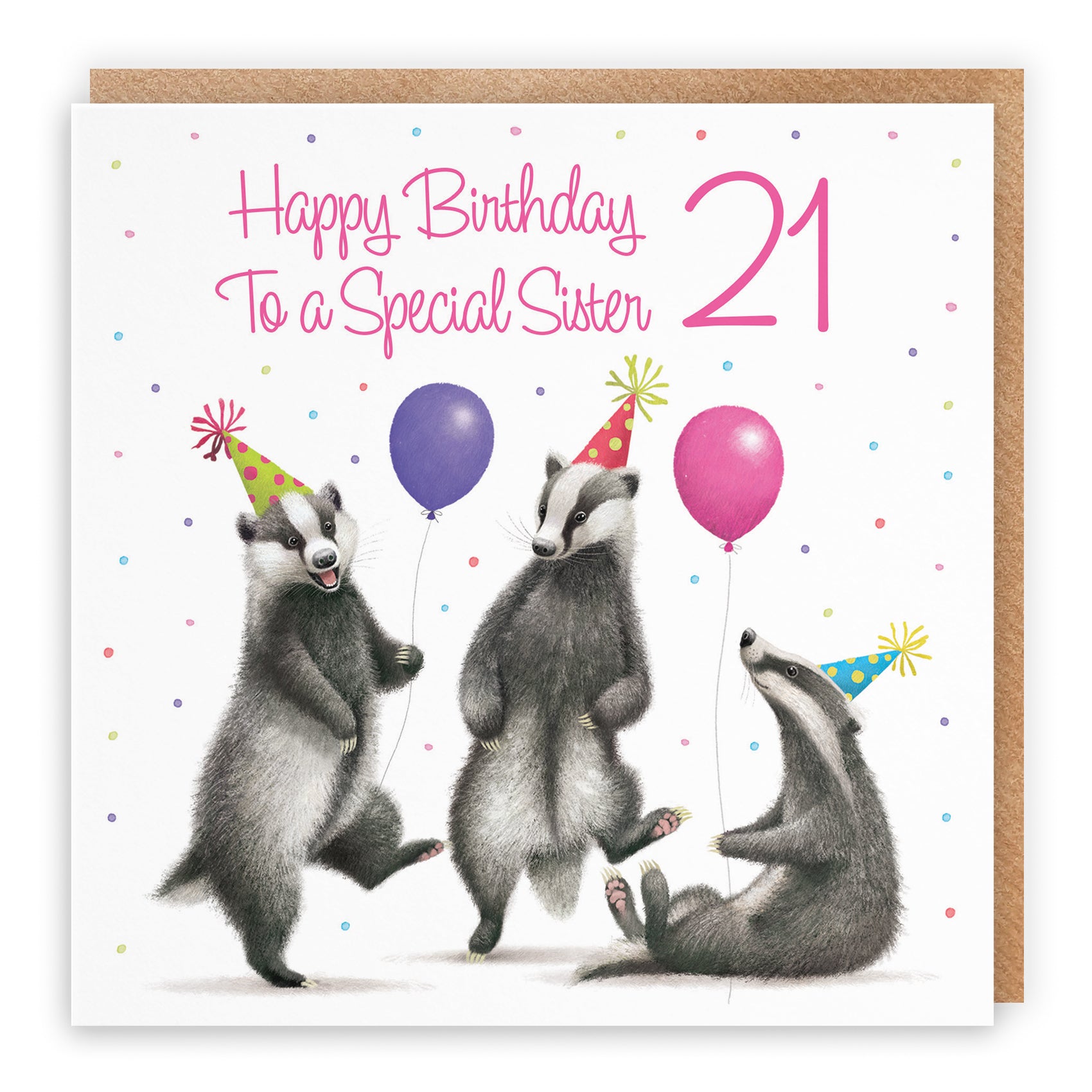 Badgers Birthday Card Milo's Gallery