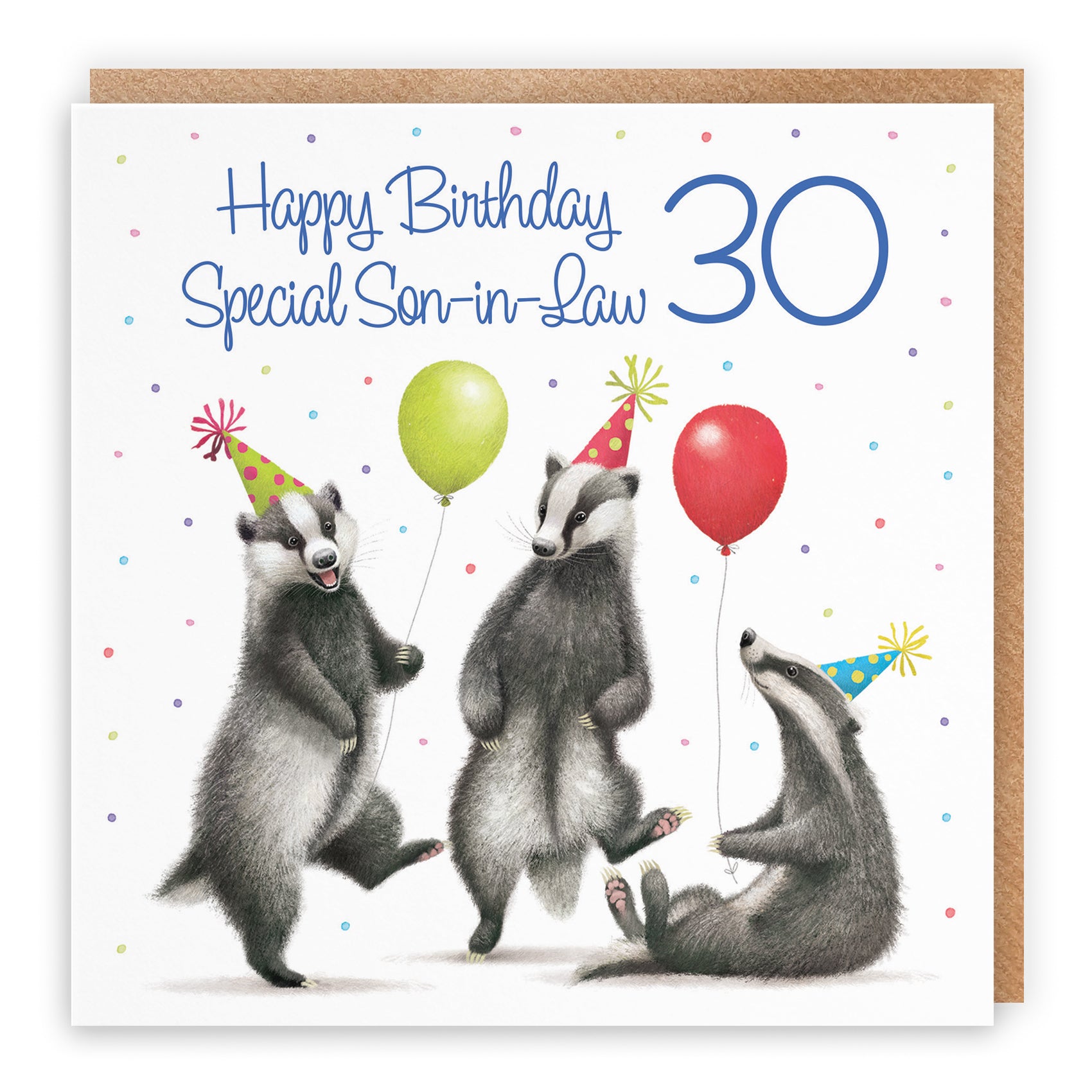 Badgers Birthday Card Milo's Gallery