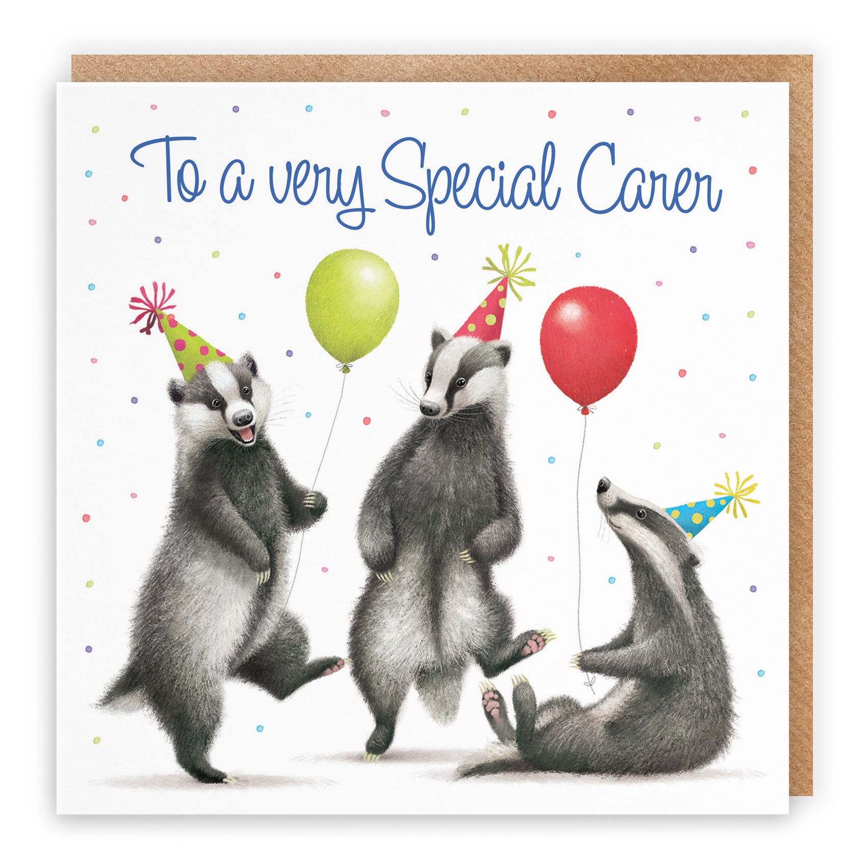 Badgers Birthday Card Milo's Gallery