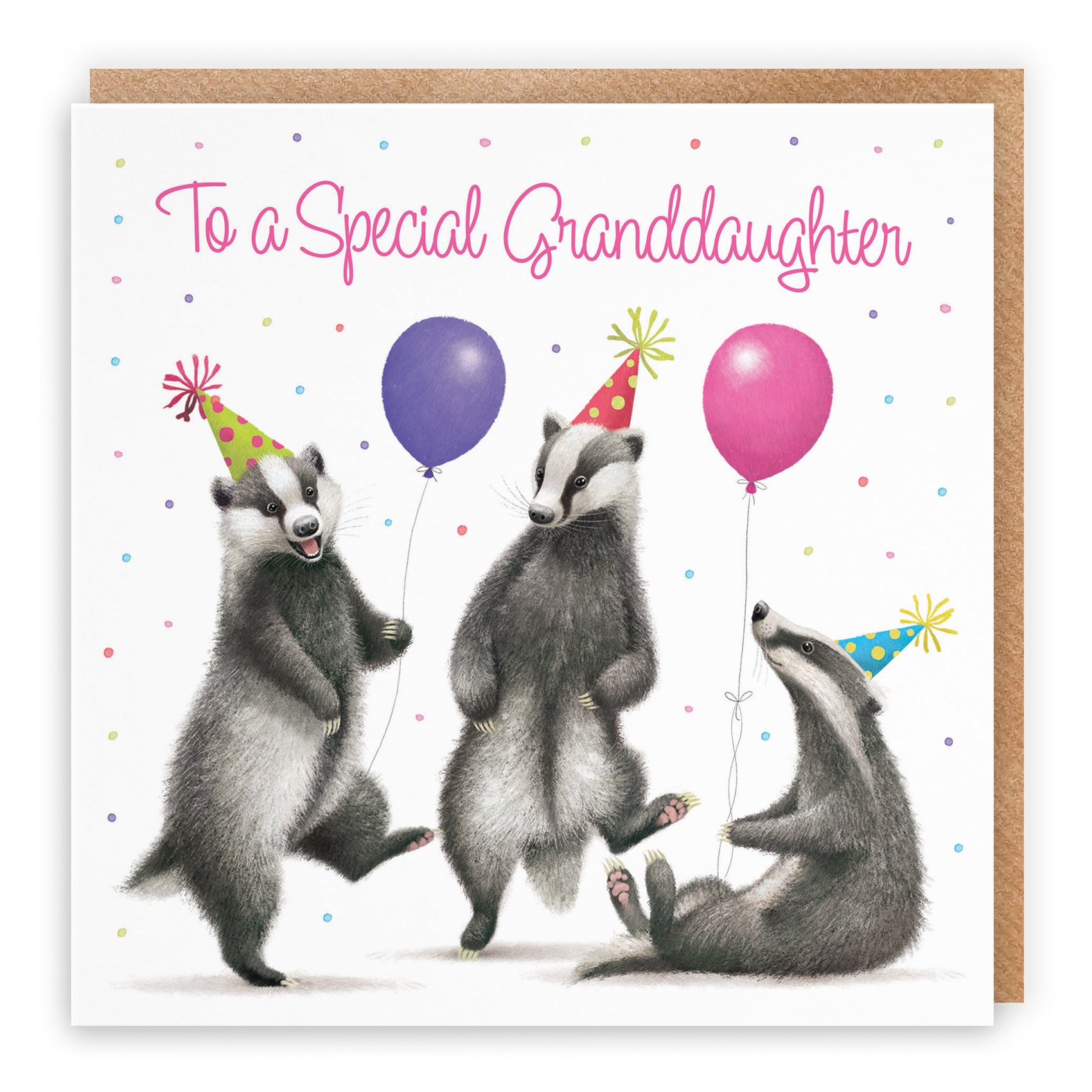 Badgers Birthday Card Milo's Gallery