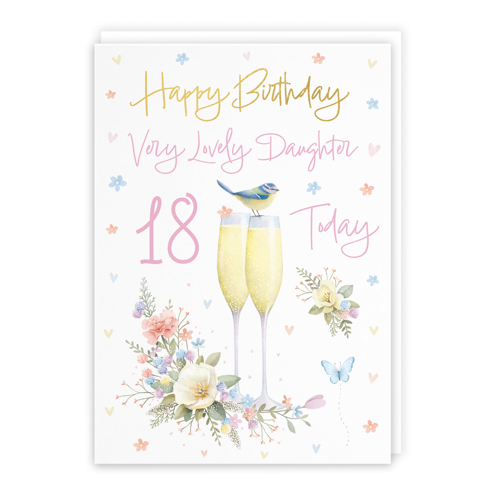 Champagne Flutes Birthday Card Milo's Gallery