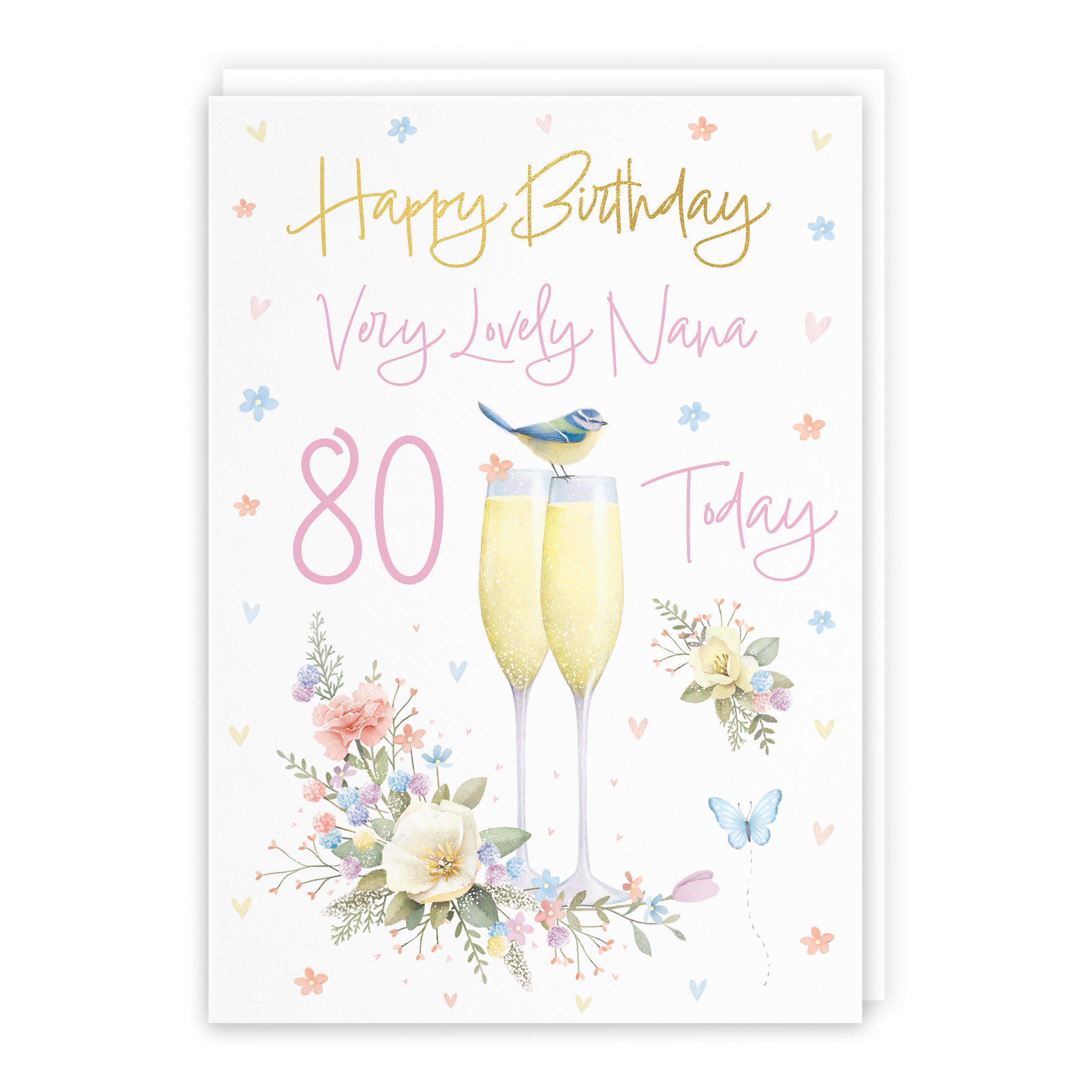 Champagne Flutes Birthday Card Milo's Gallery