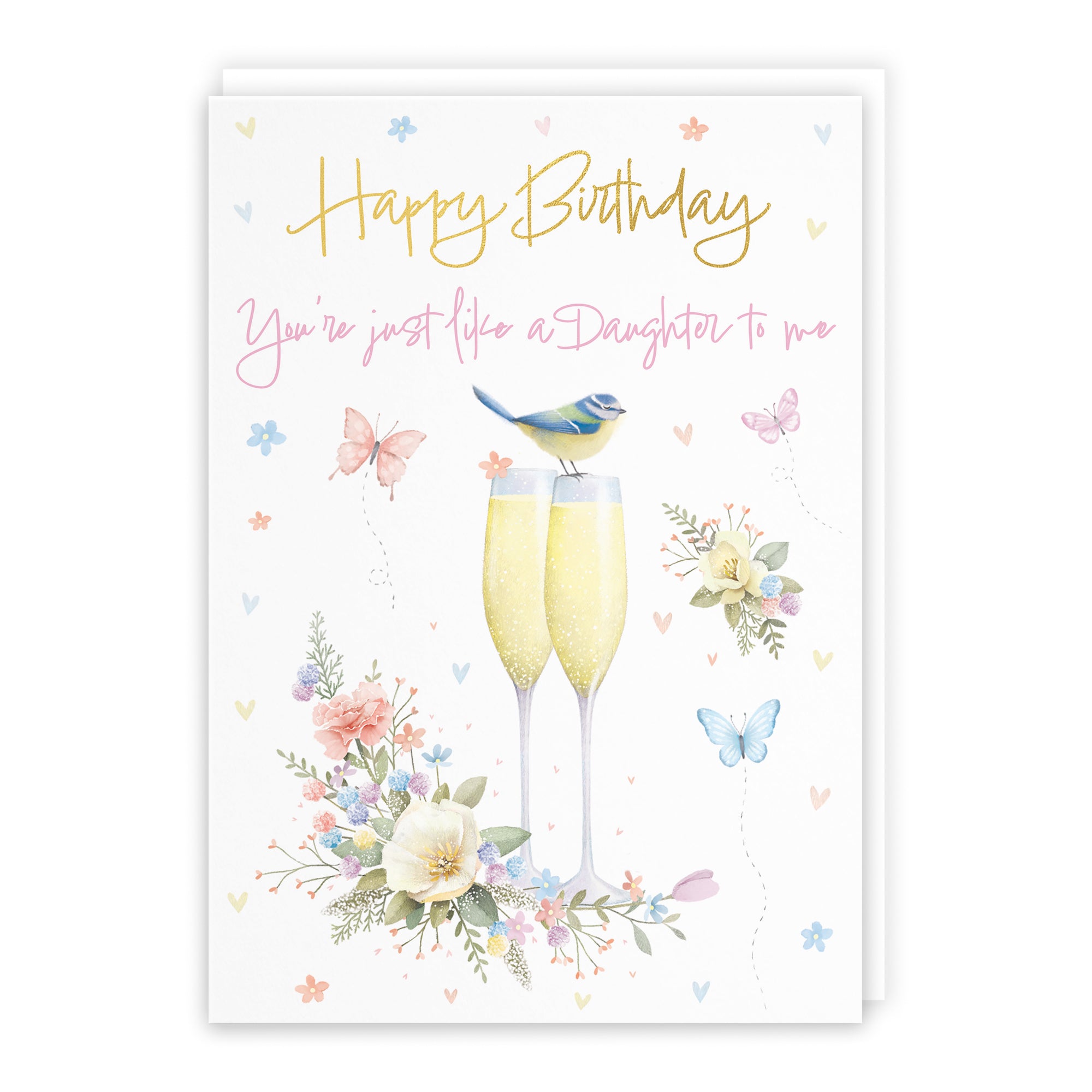 Champagne Flutes Birthday Card Milo's Gallery