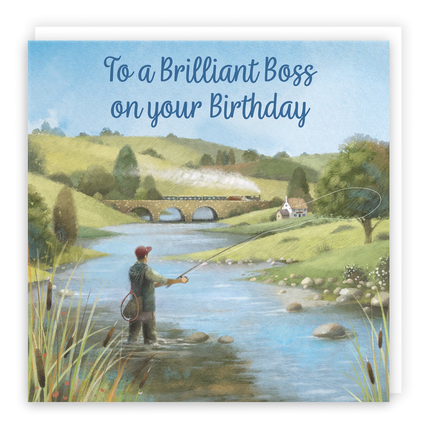 Fly Fishing Birthday Card Milo's Gallery