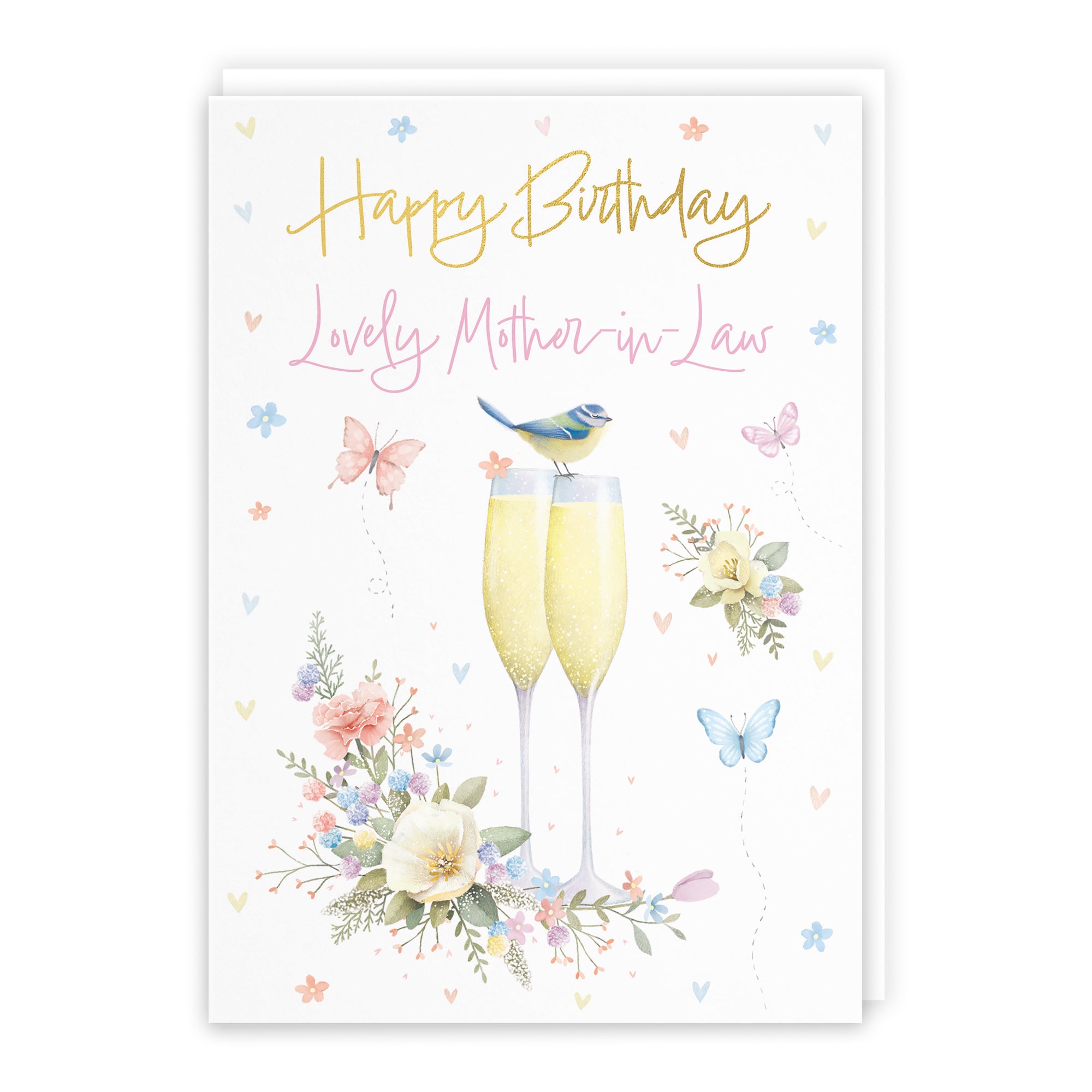 Champagne Flutes Birthday Card Milo's Gallery