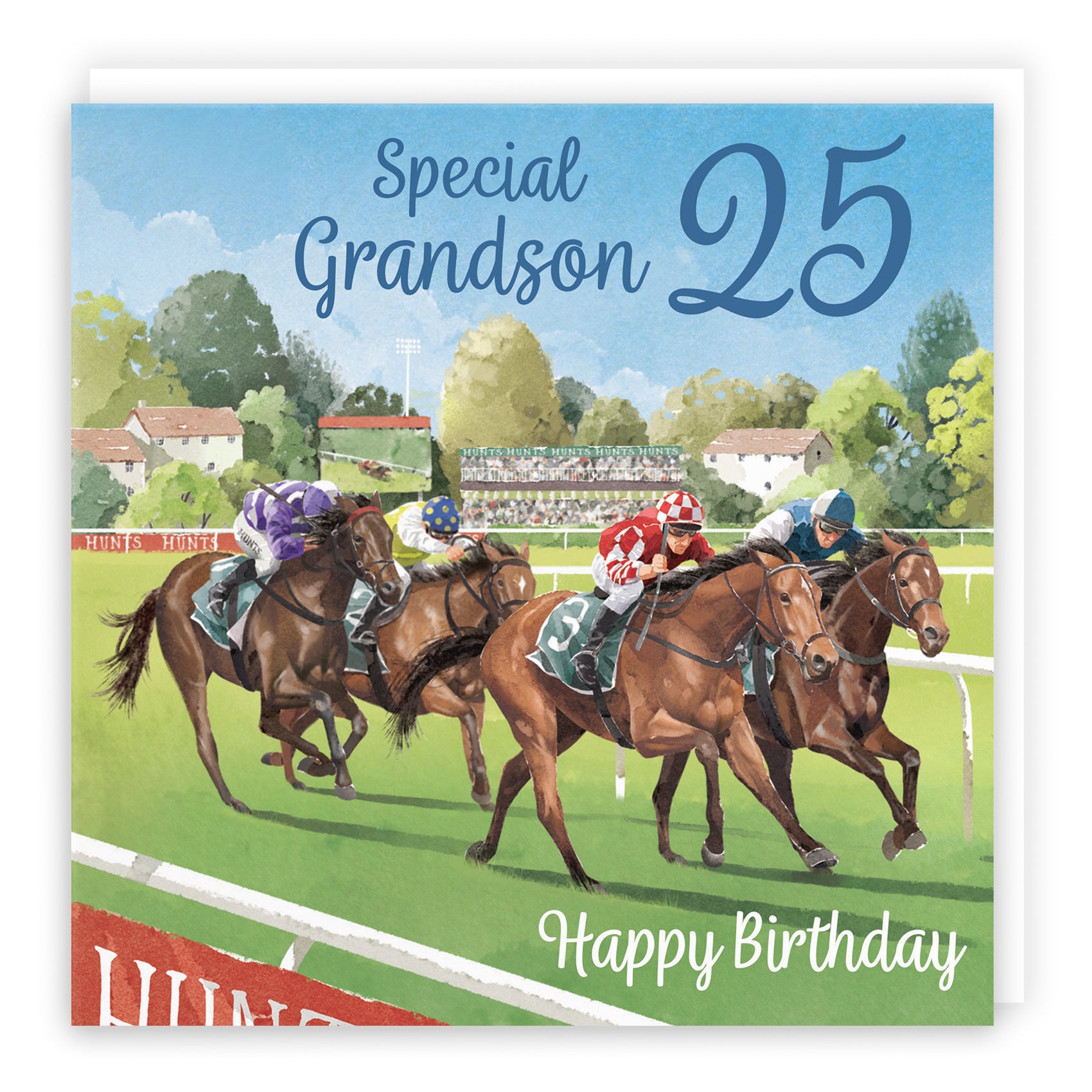 Horse Racing Birthday Card Milo's Gallery