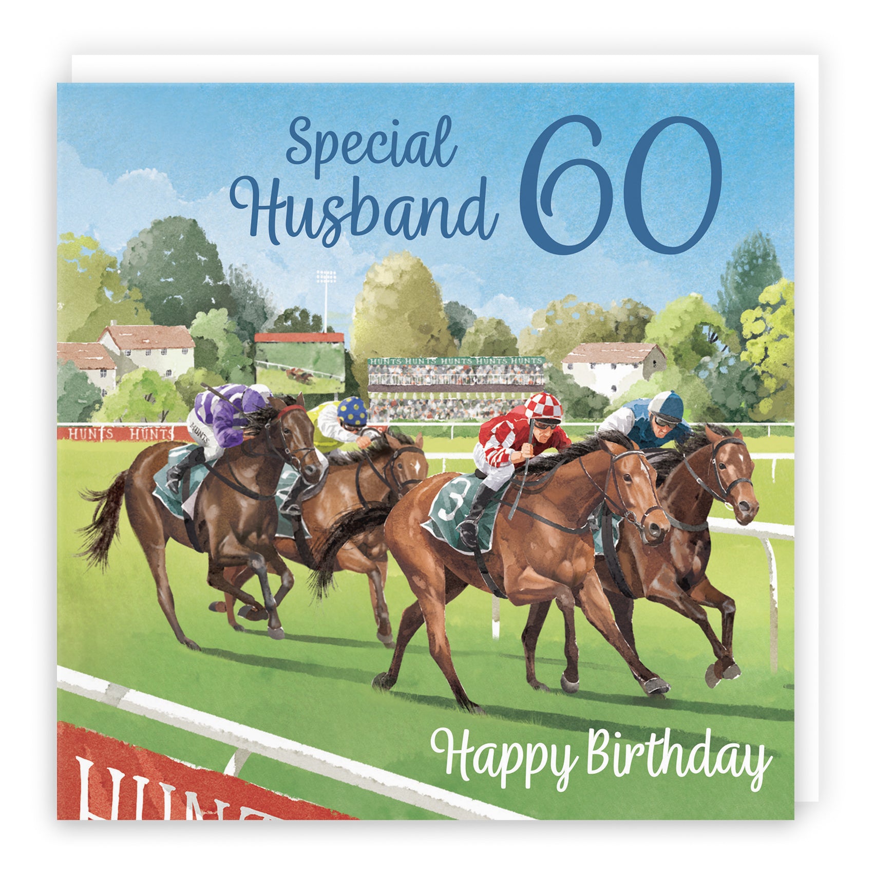 Horse Racing Birthday Card Milo's Gallery