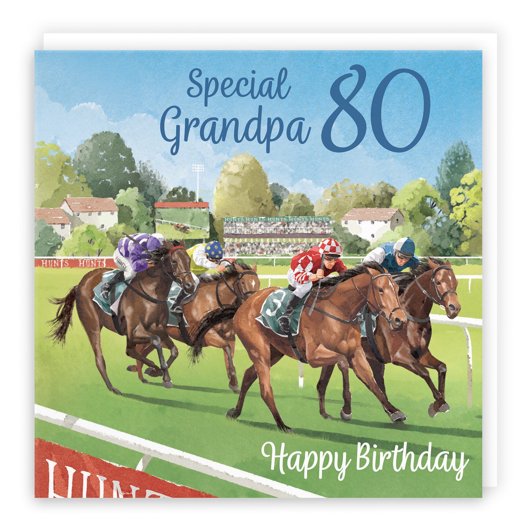 Horse Racing Birthday Card Milo's Gallery