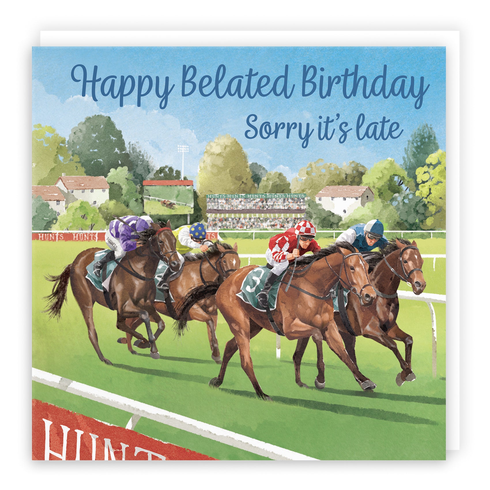 Horse Racing Birthday Card Milo's Gallery