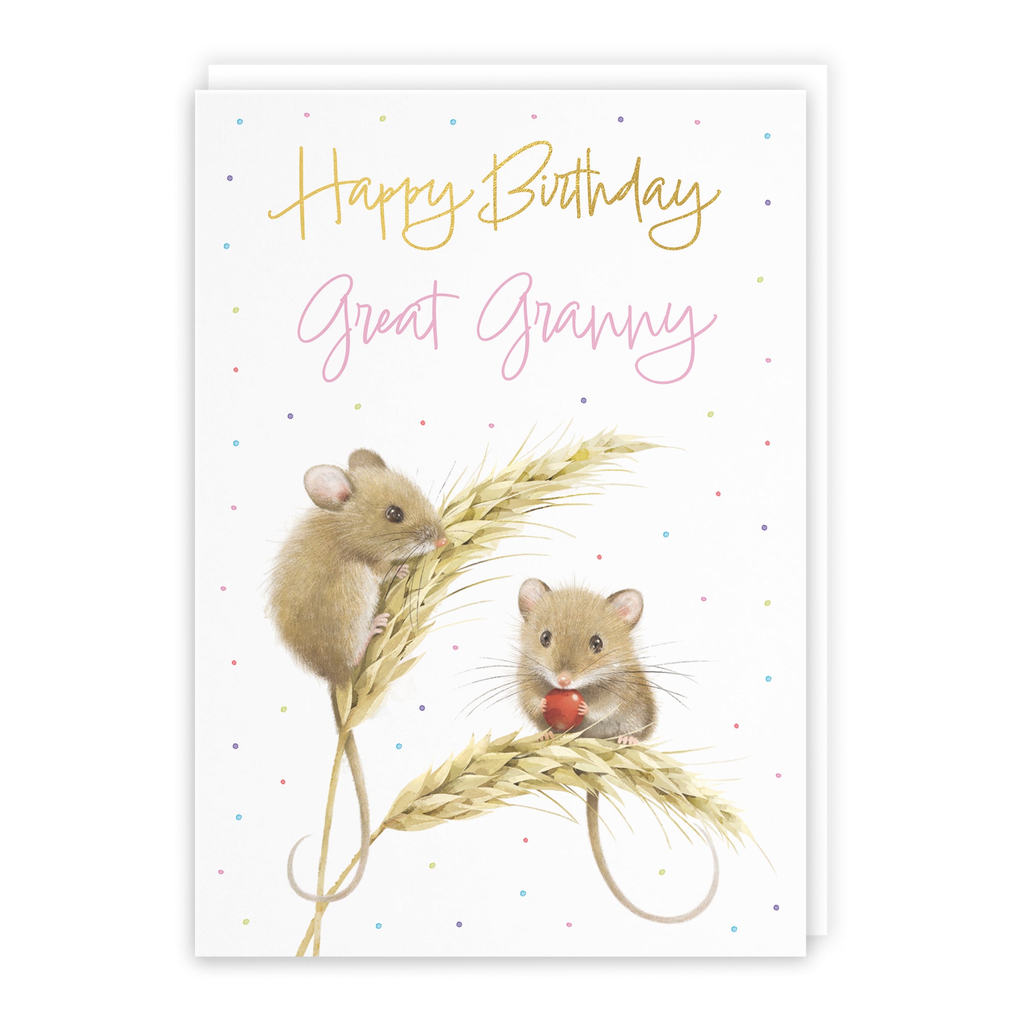 Harvest Mice Birthday Card Milo's Gallery