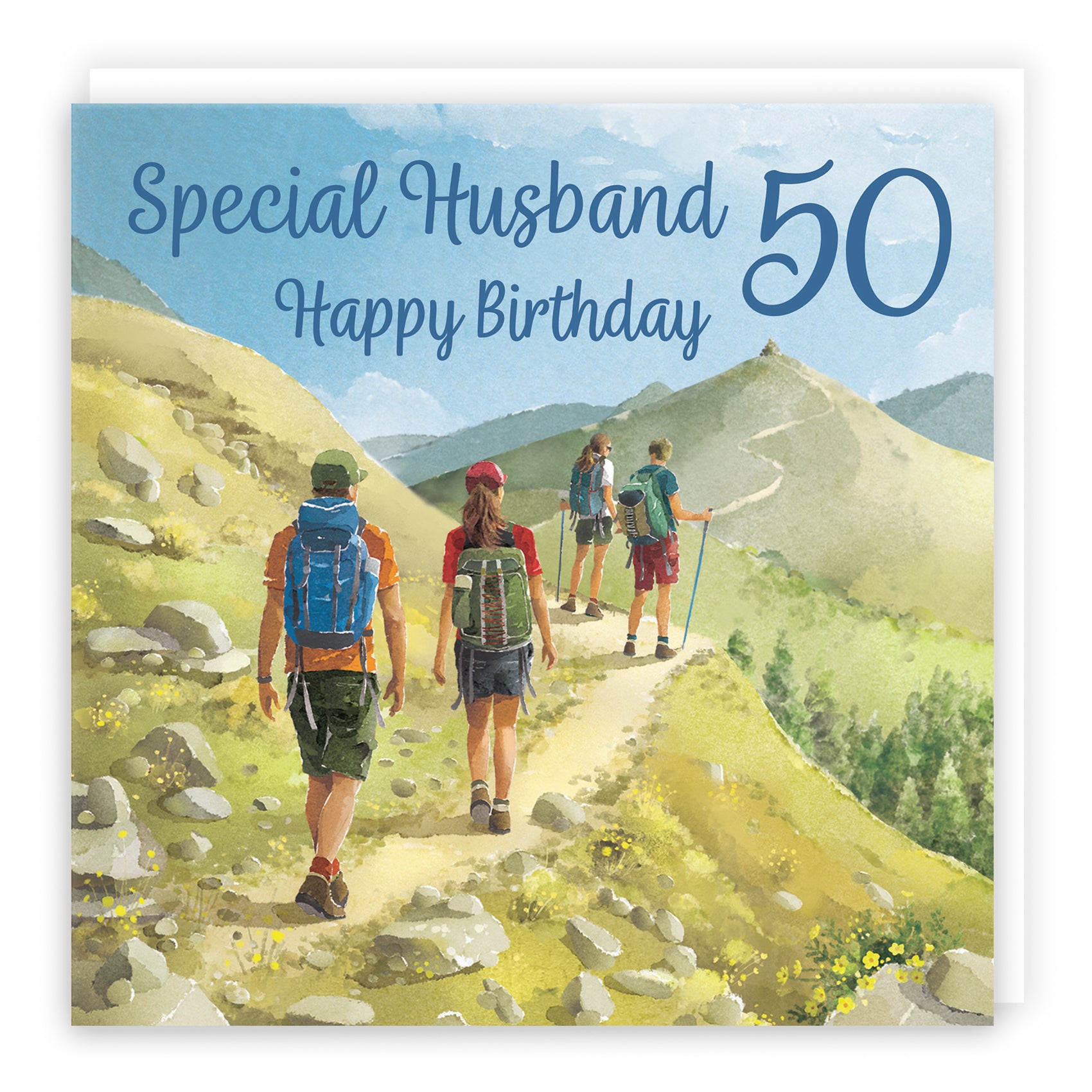 Hiking Birthday Card Milo's Gallery