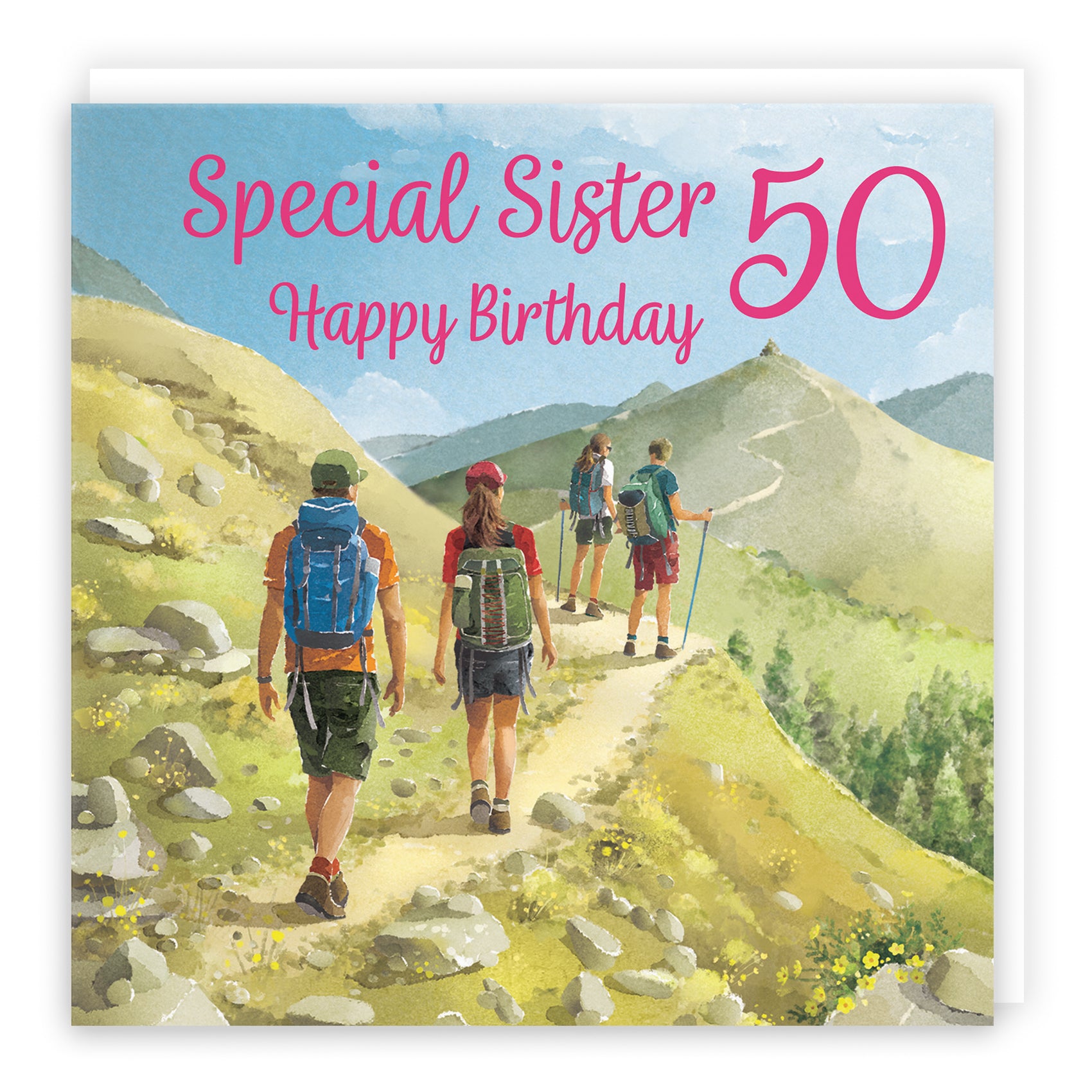 Hiking Birthday Card Milo's Gallery