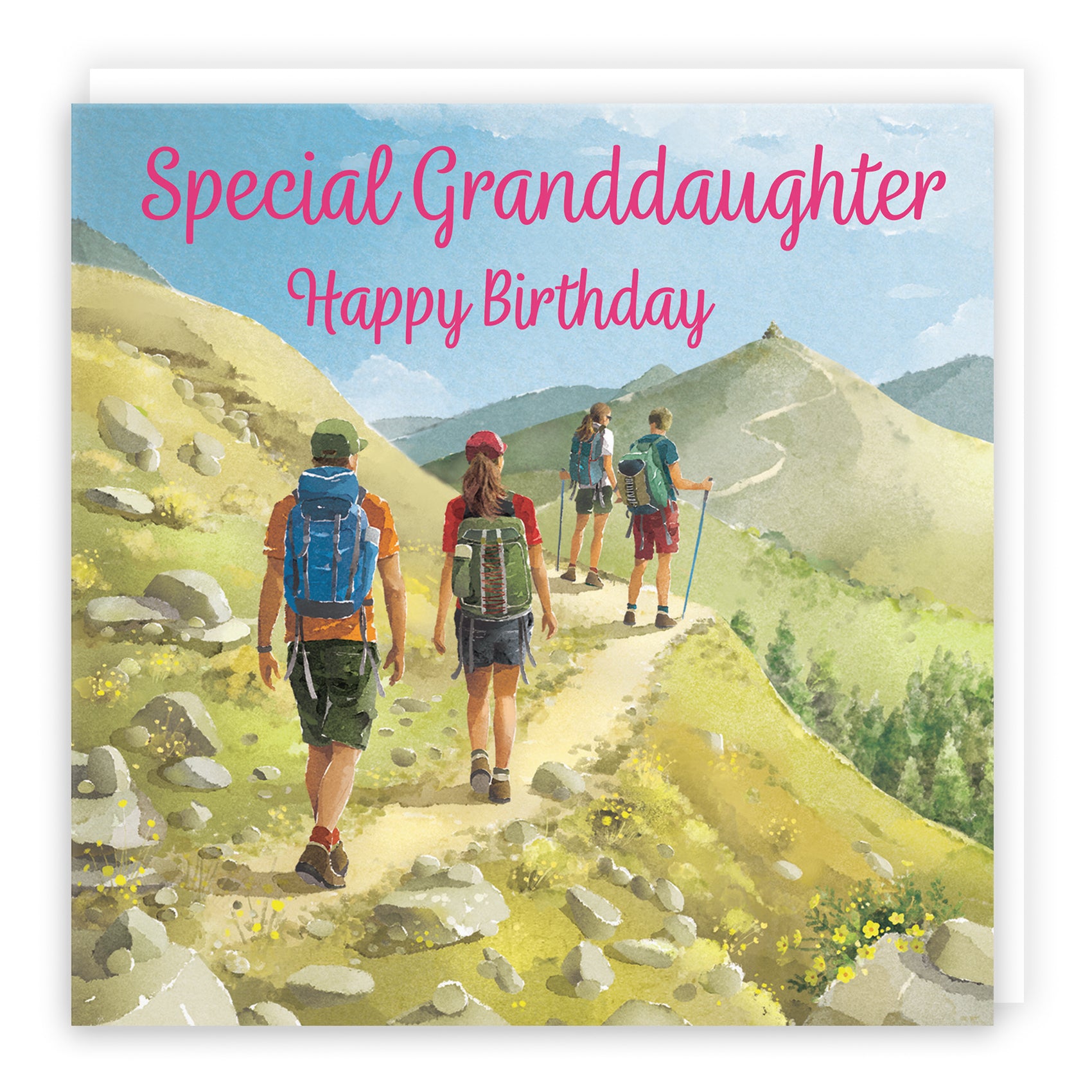 Hiking Birthday Card Milo's Gallery