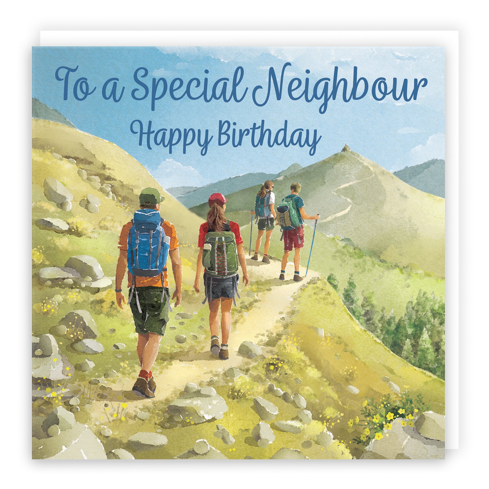 Hiking Birthday Card Milo's Gallery