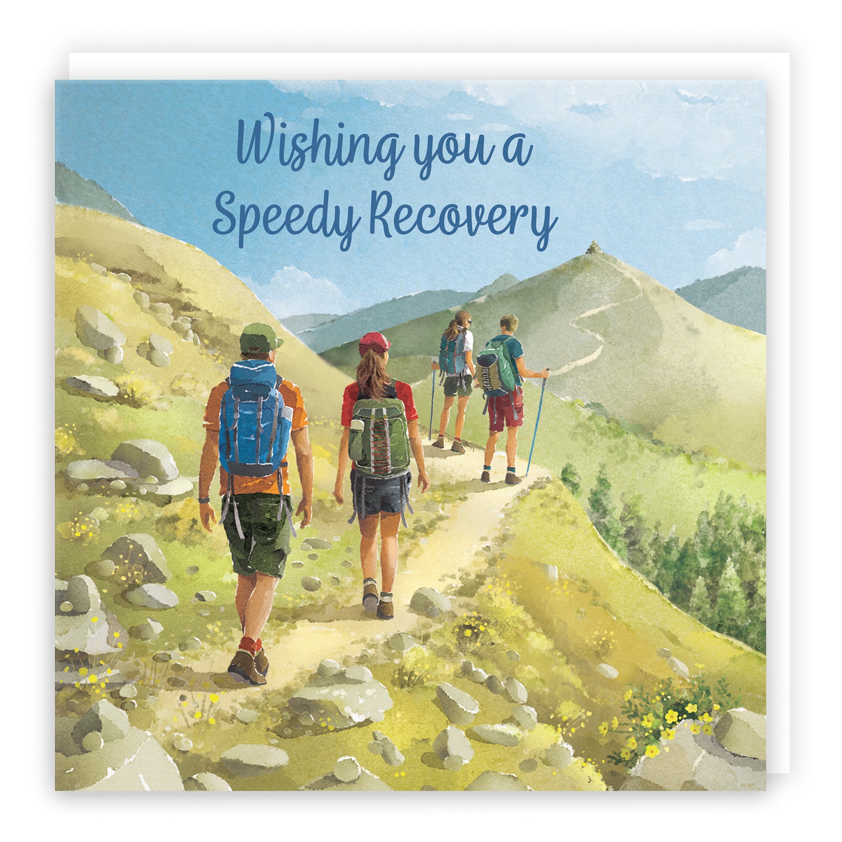 Hiking Get Well Card Milo's Gallery