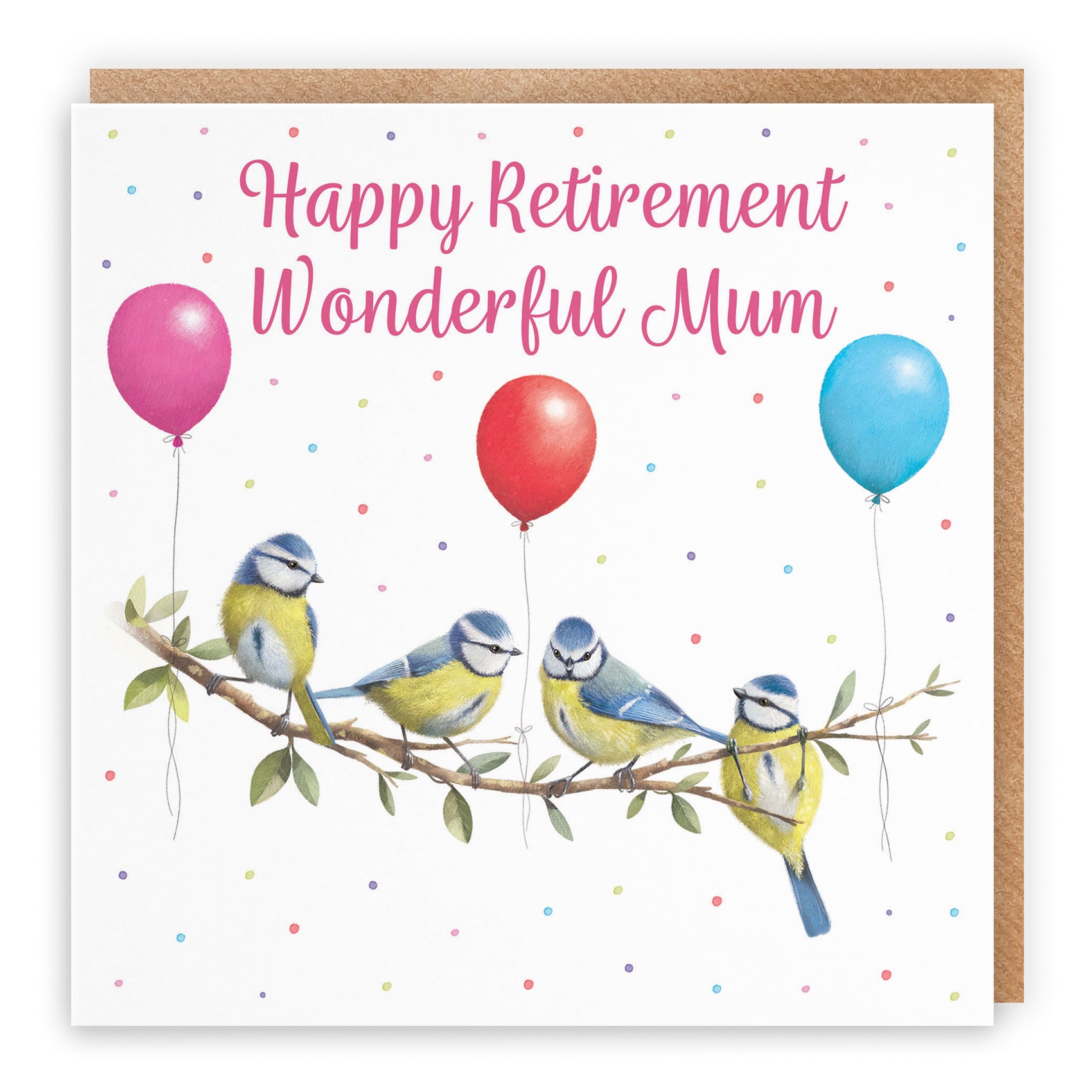 Blue Tits Retirement Card Milo's Gallery