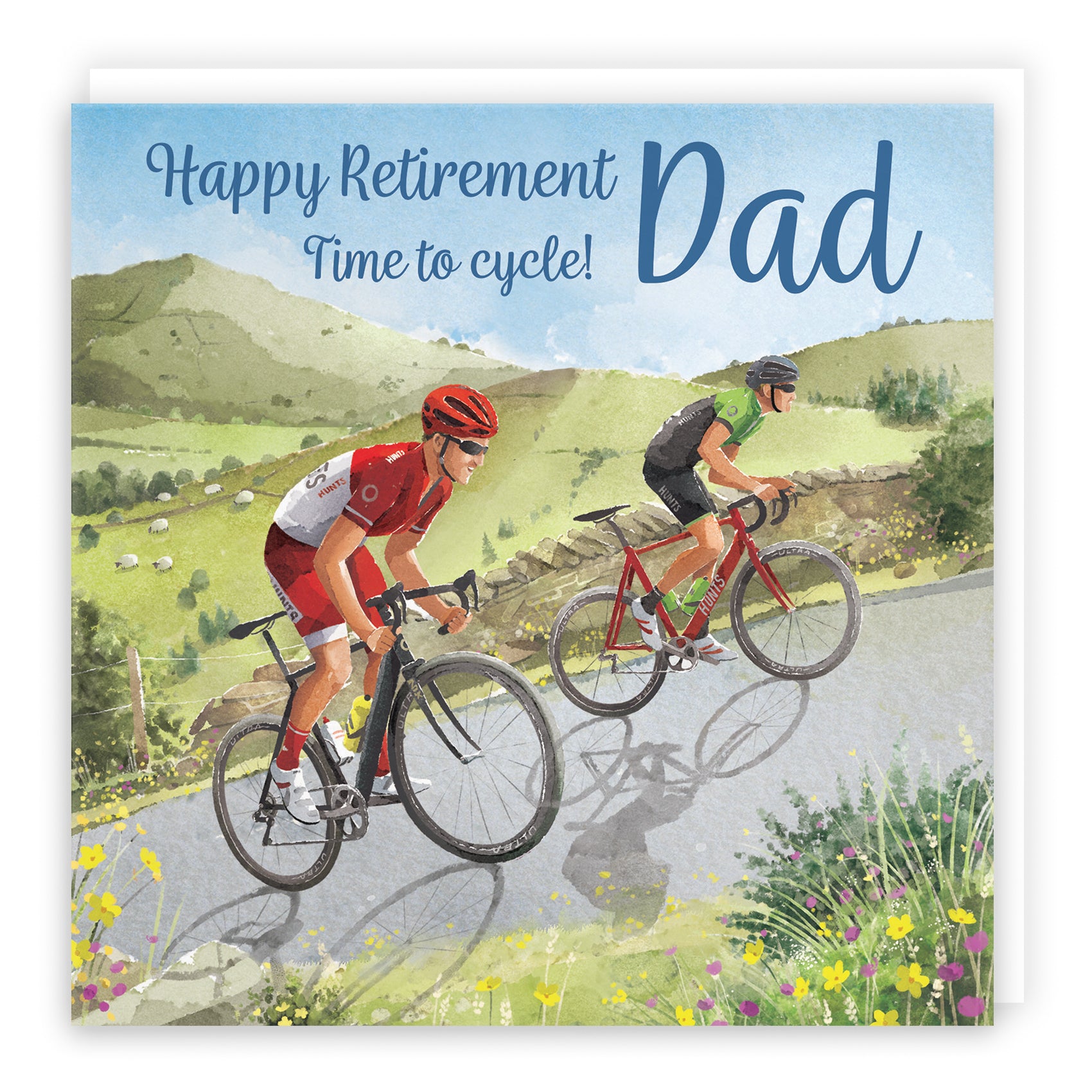 Male Road Cycling Retirement Card Milo's Gallery